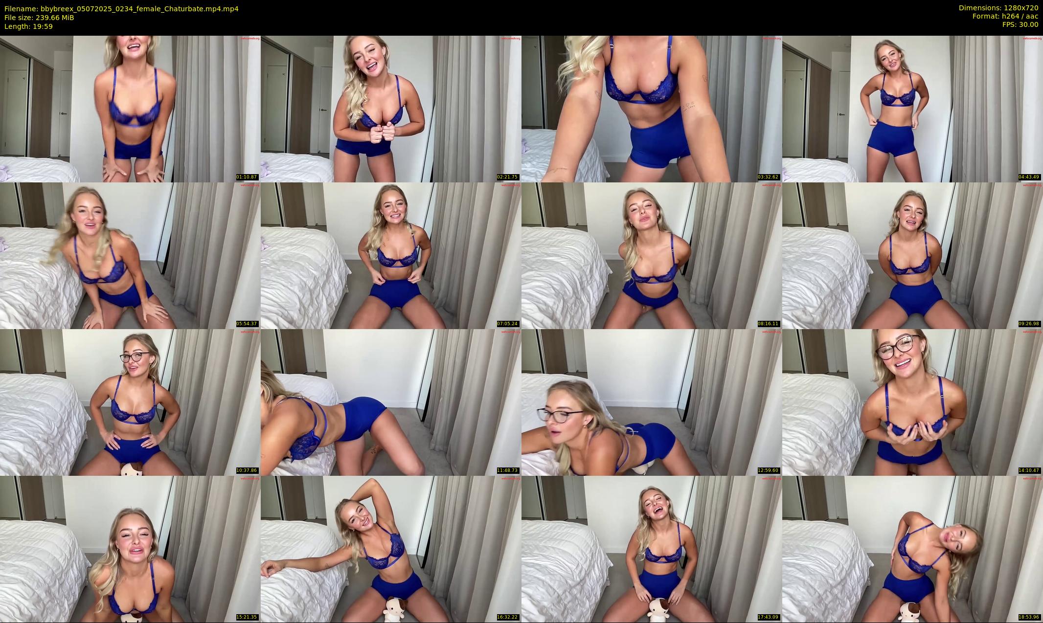 bbybreex — 20 minute Chaturbate female cam show recording, 720p, Jul 5, 2025