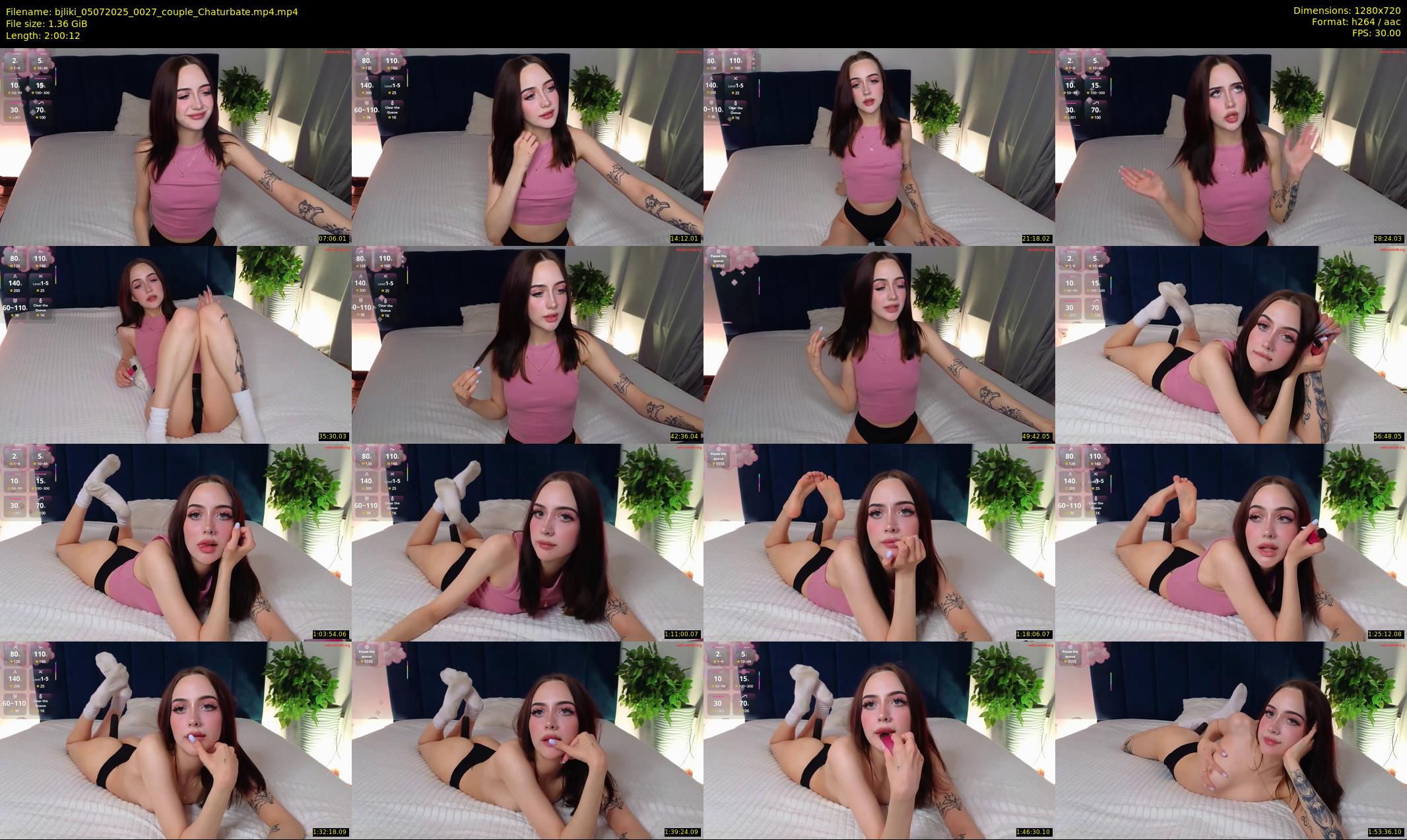 bjliki — 121 minute Chaturbate couple cam show recording, 720p, Jul 5, 2025