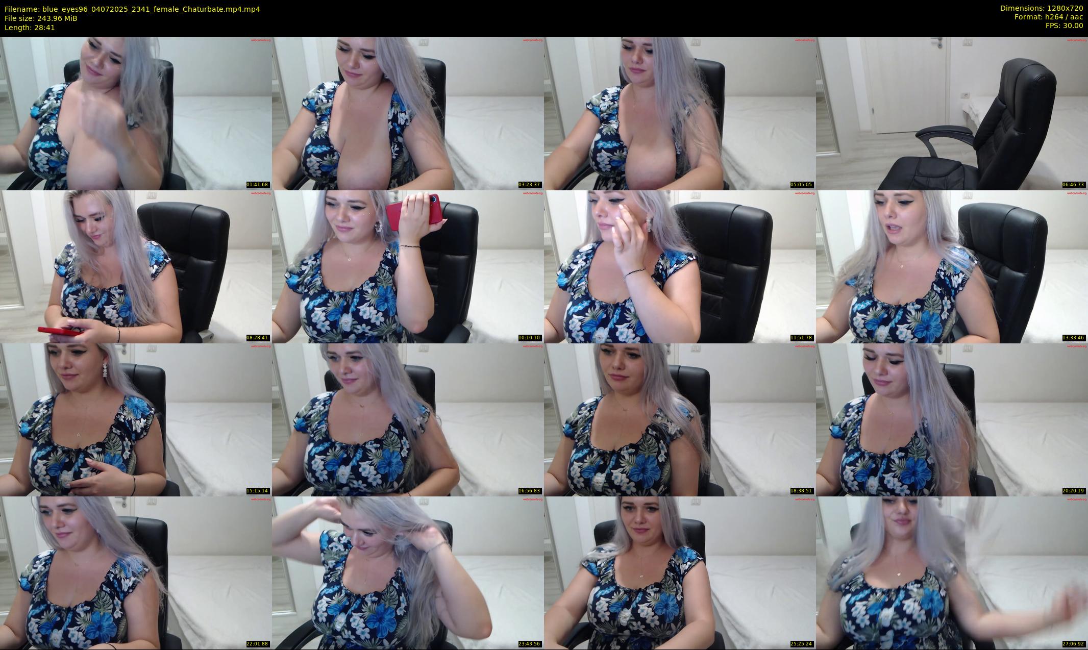 blue_eyes96 — 29 minute Chaturbate female cam show recording, 720p, Jul 4, 2025