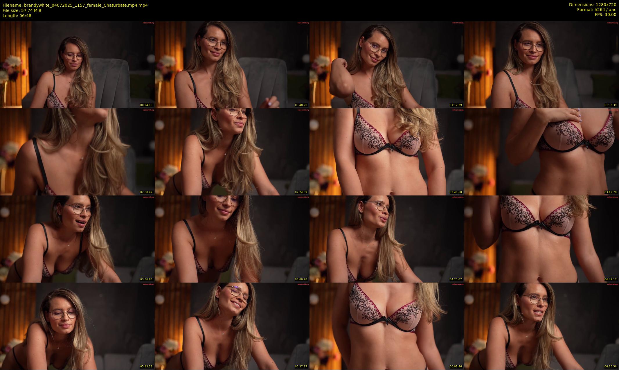 brandywhite — 7 minute Chaturbate female cam show recording, 720p, Jul 4, 2025