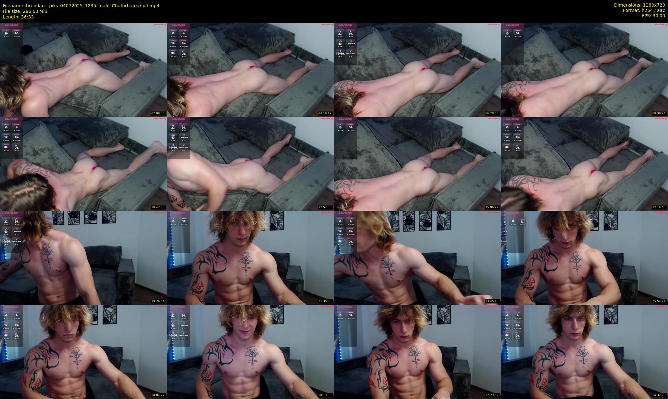 brendan__piks — 37 minute Chaturbate male cam show recording, 720p, Jul 4, 2025