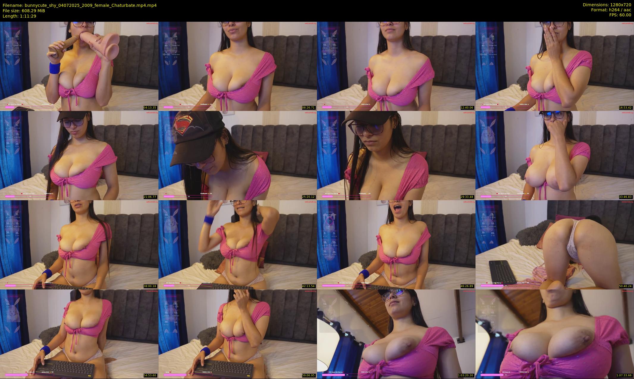 bunnycute_shy — 72 minute Chaturbate female cam show recording, 720p, Jul 4, 2025