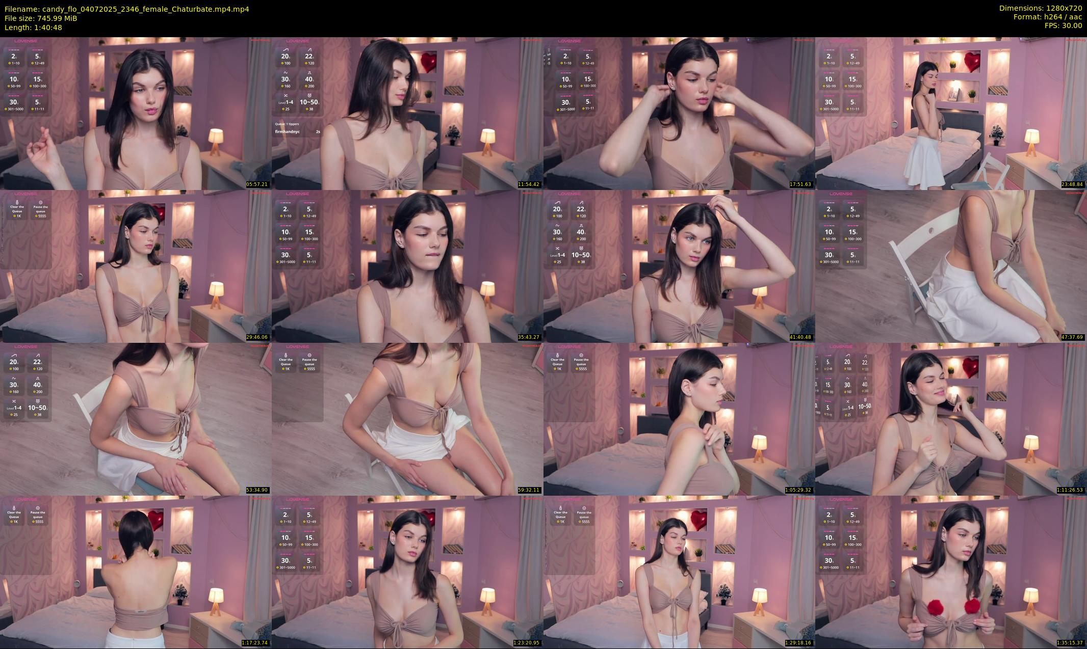 candy_flo — 101 minute Chaturbate female cam show recording, 720p, Jul 4, 2025