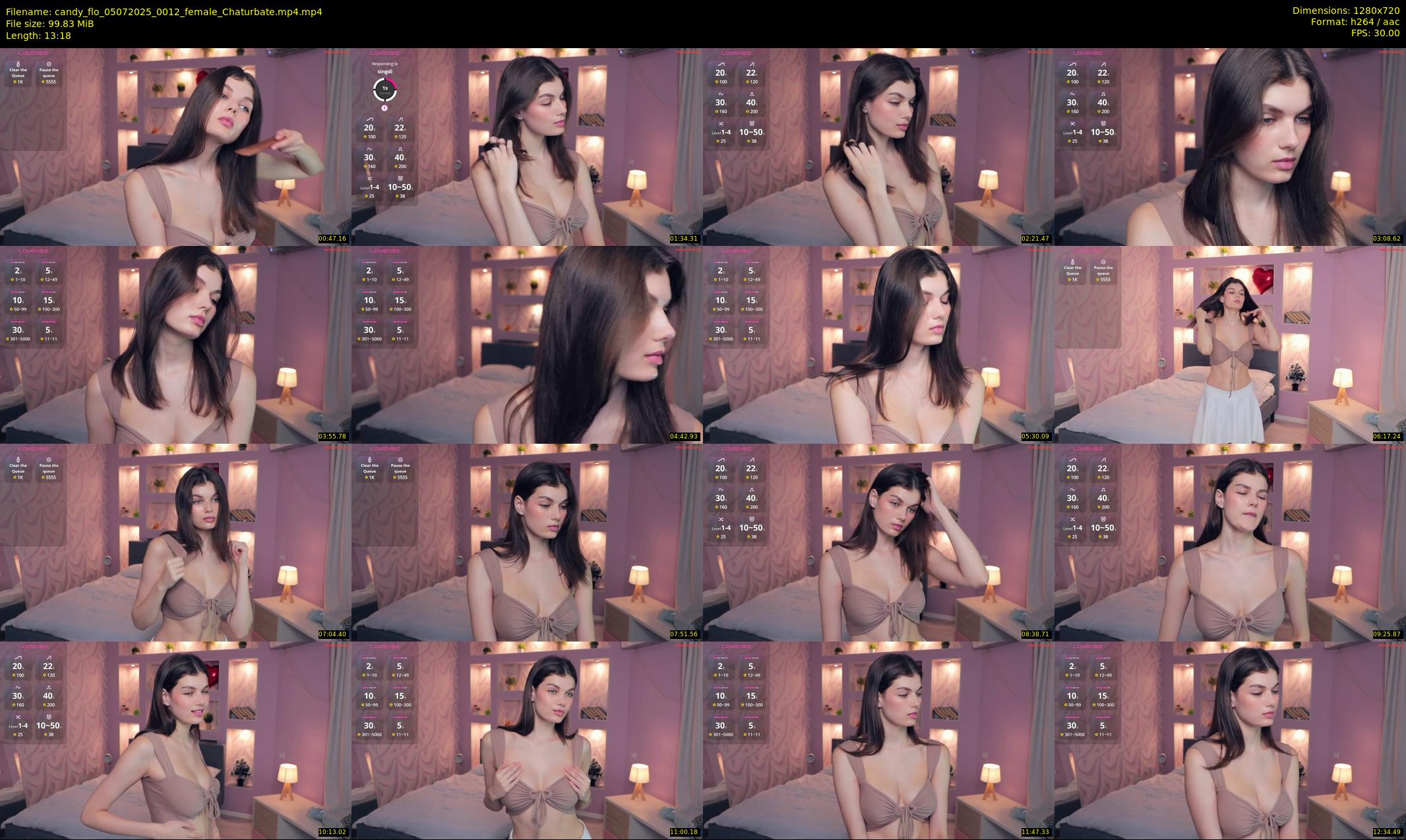 candy_flo — 14 minute Chaturbate female cam show recording, 720p, Jul 5, 2025