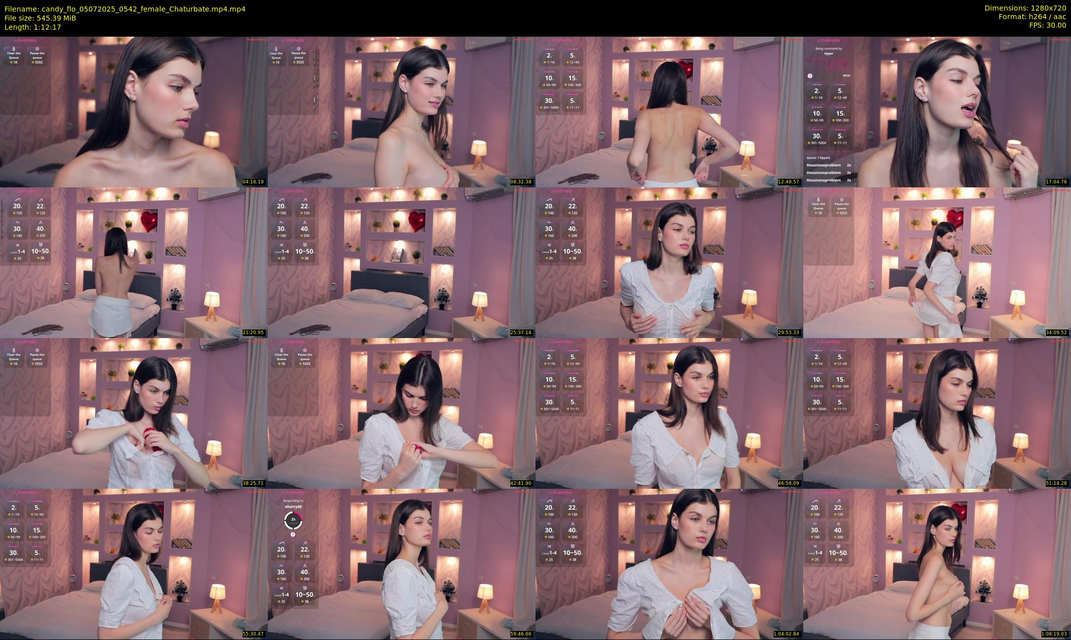 candy_flo — 73 minute Chaturbate female cam show recording, 720p, Jul 5, 2025