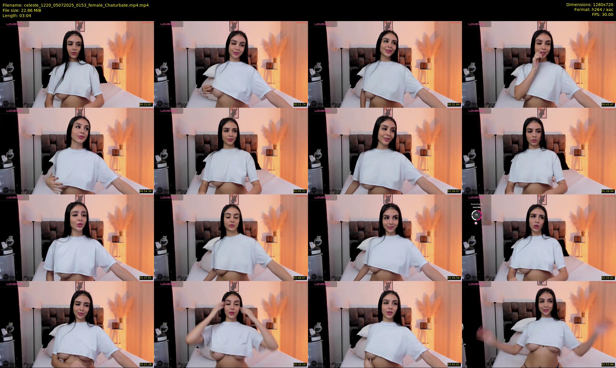 celeste_1220 — 4 minute Chaturbate female cam show recording, 720p, Jul 5, 2025