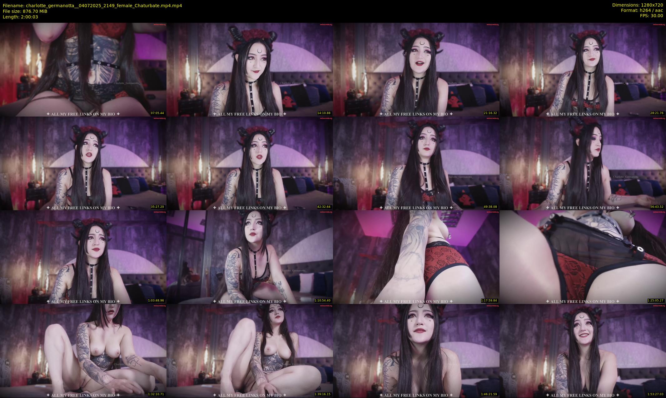 charlotte_germanotta_ — 121 minute Chaturbate female cam show recording, 720p, Jul 4, 2025