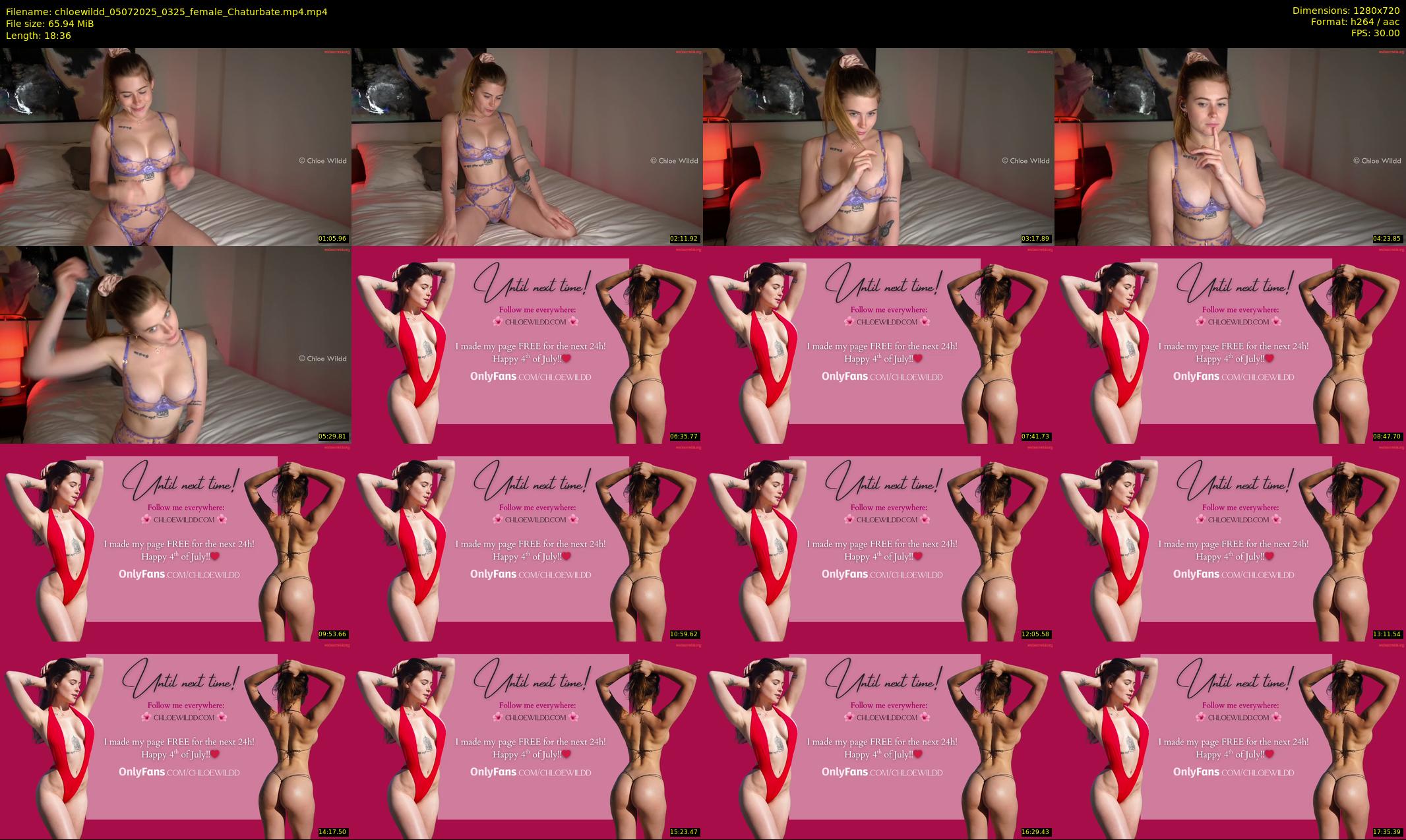 chloewildd — 19 minute Chaturbate female cam show recording, 720p, Jul 5, 2025