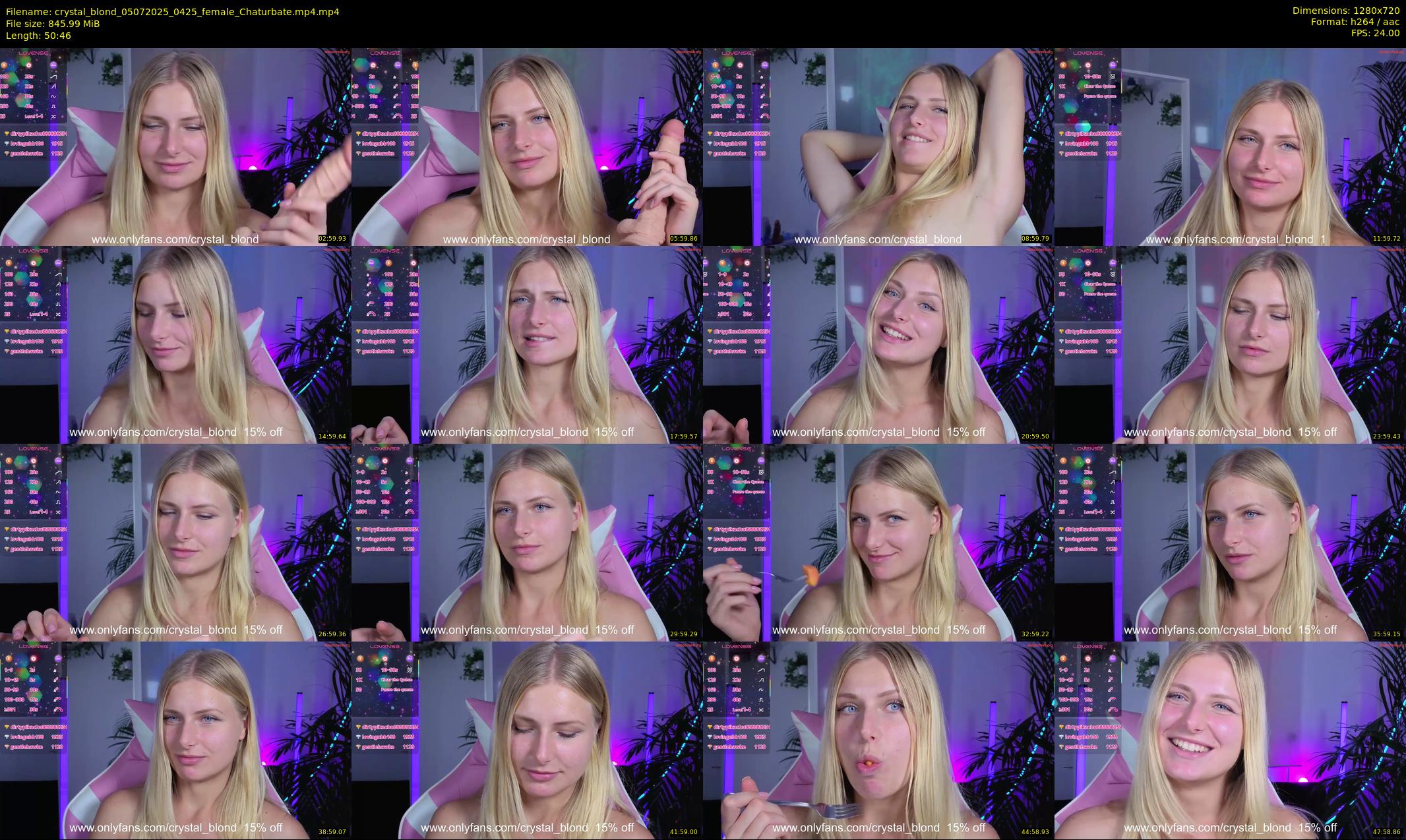 crystal_blond — 51 minute Chaturbate female cam show recording, 720p, Jul 5, 2025