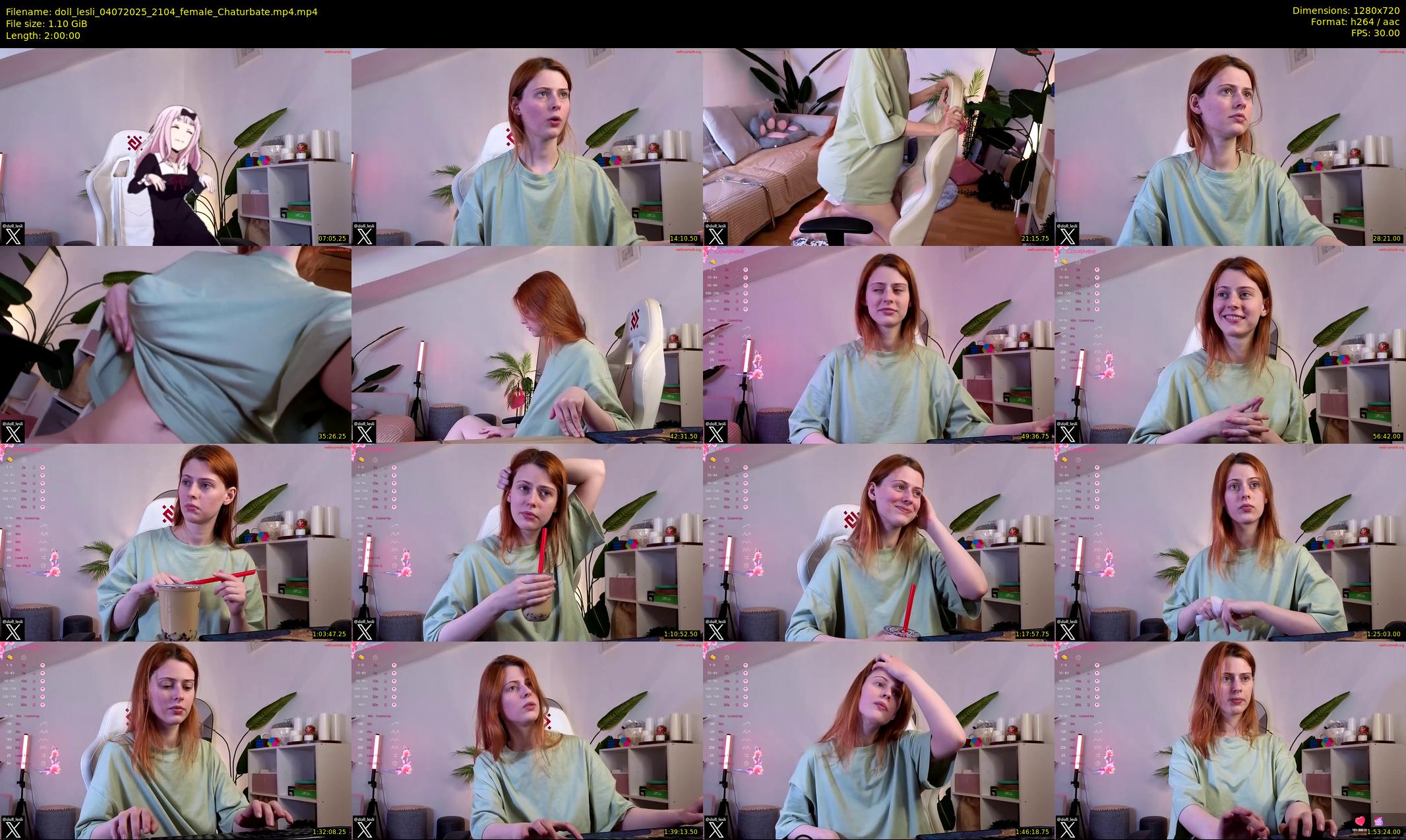 doll_lesli — 120 minute Chaturbate female cam show recording, 720p, Jul 4, 2025