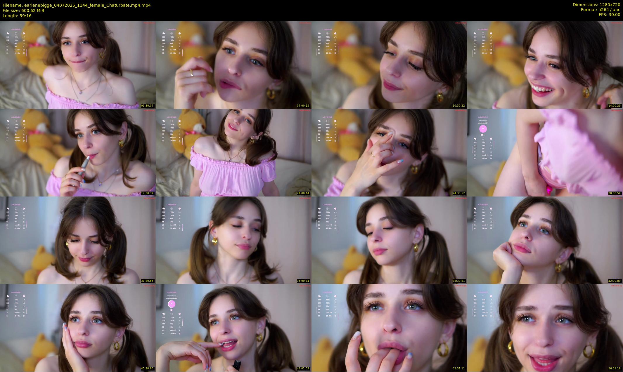 earlenebigge — 60 minute Chaturbate female cam show recording, 720p, Jul 4, 2025