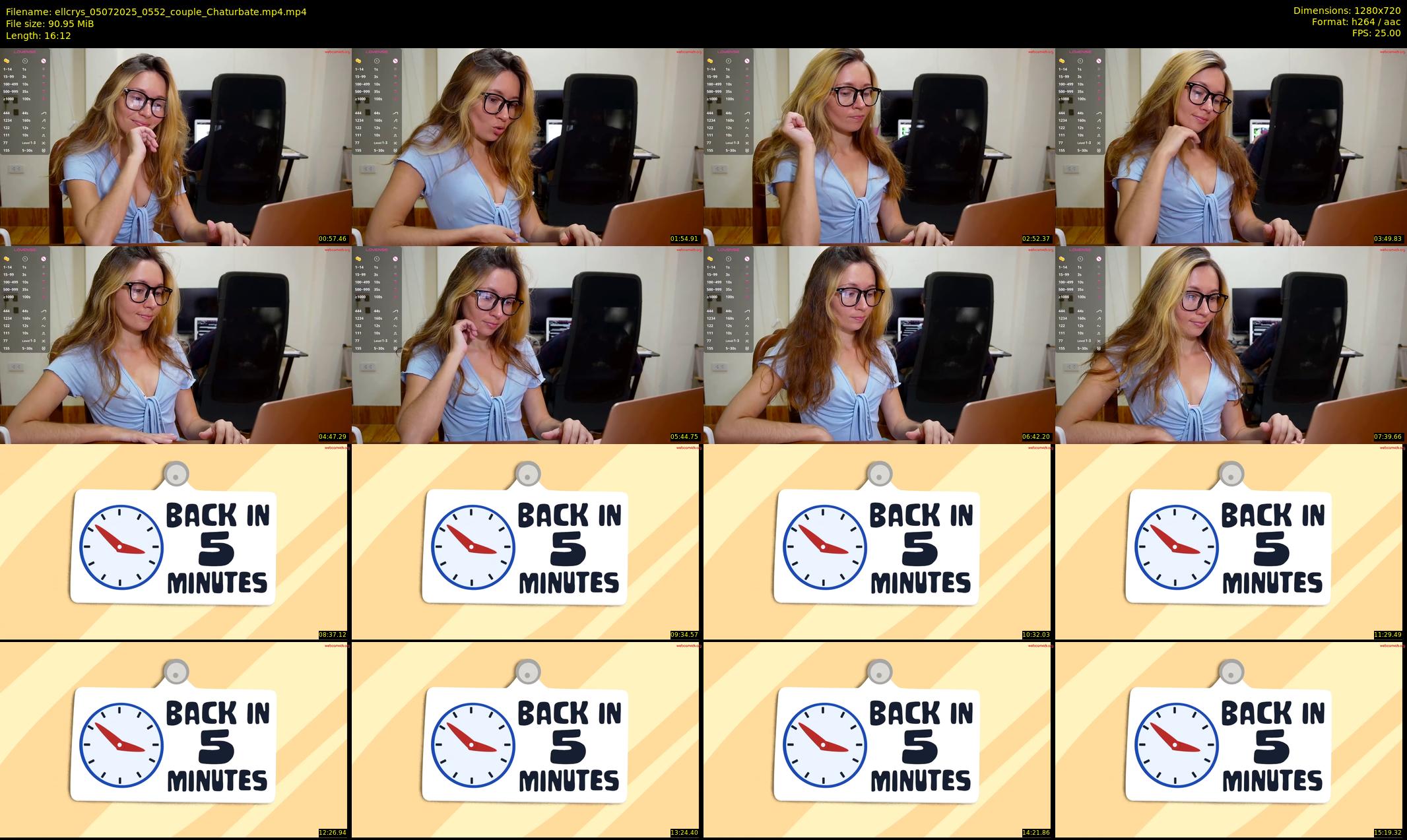 ellcrys — 17 minute Chaturbate couple cam show recording, 720p, Jul 5, 2025