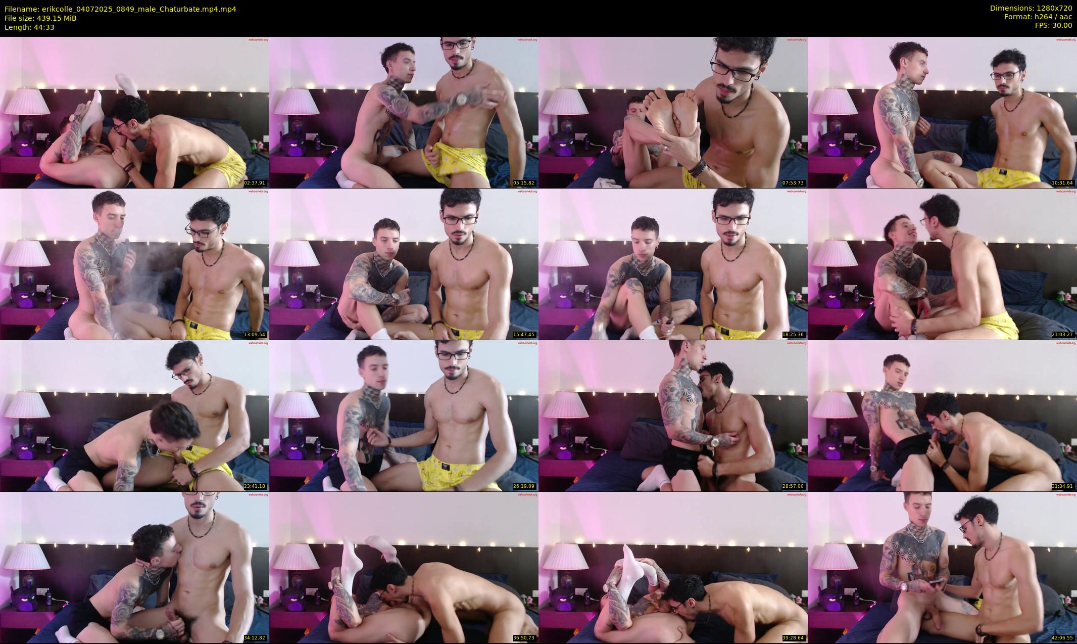 erikcolle — 45 minute Chaturbate male cam show recording, 720p, Jul 4, 2025