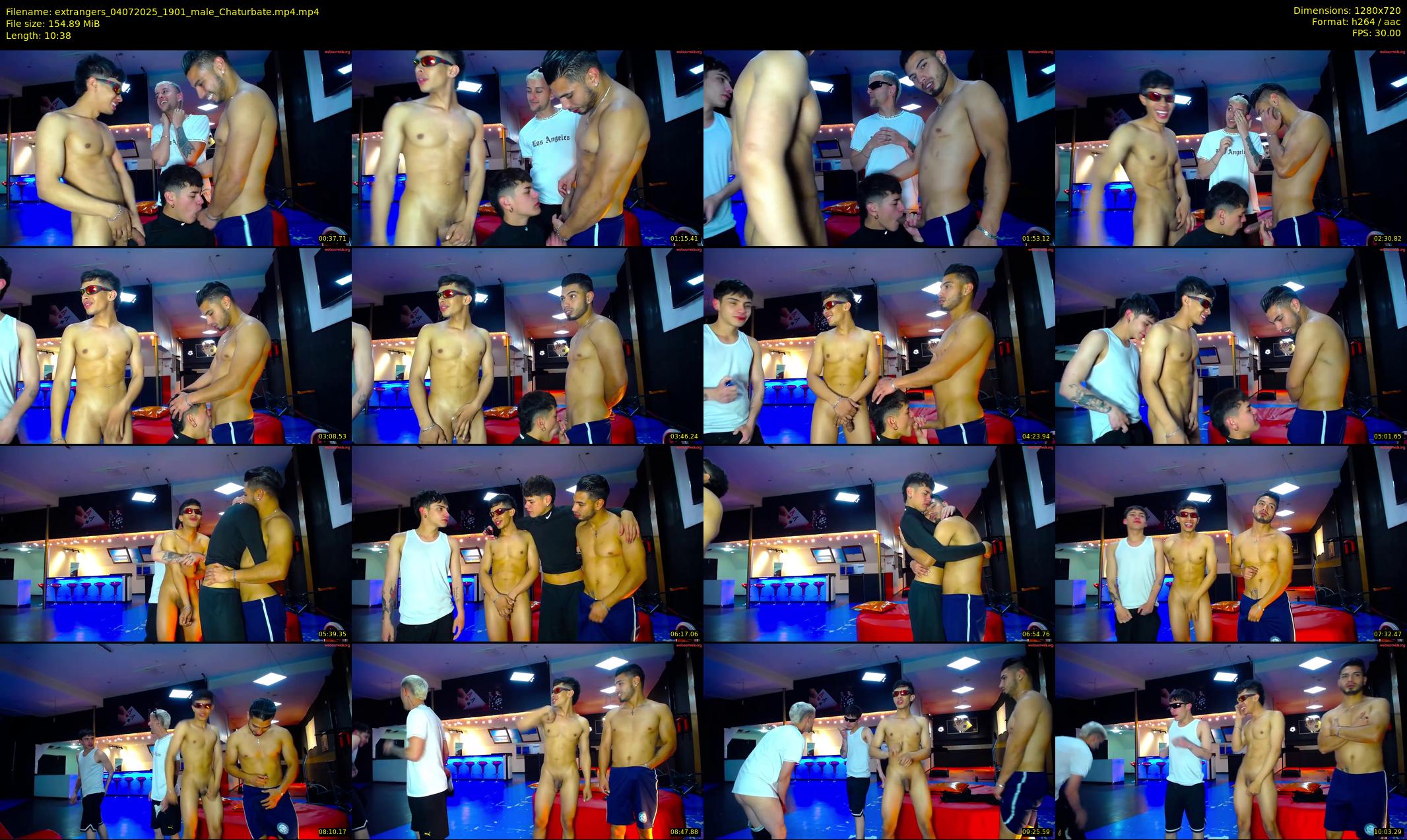 extrangers — 11 minute Chaturbate male cam show recording, 720p, Jul 4, 2025