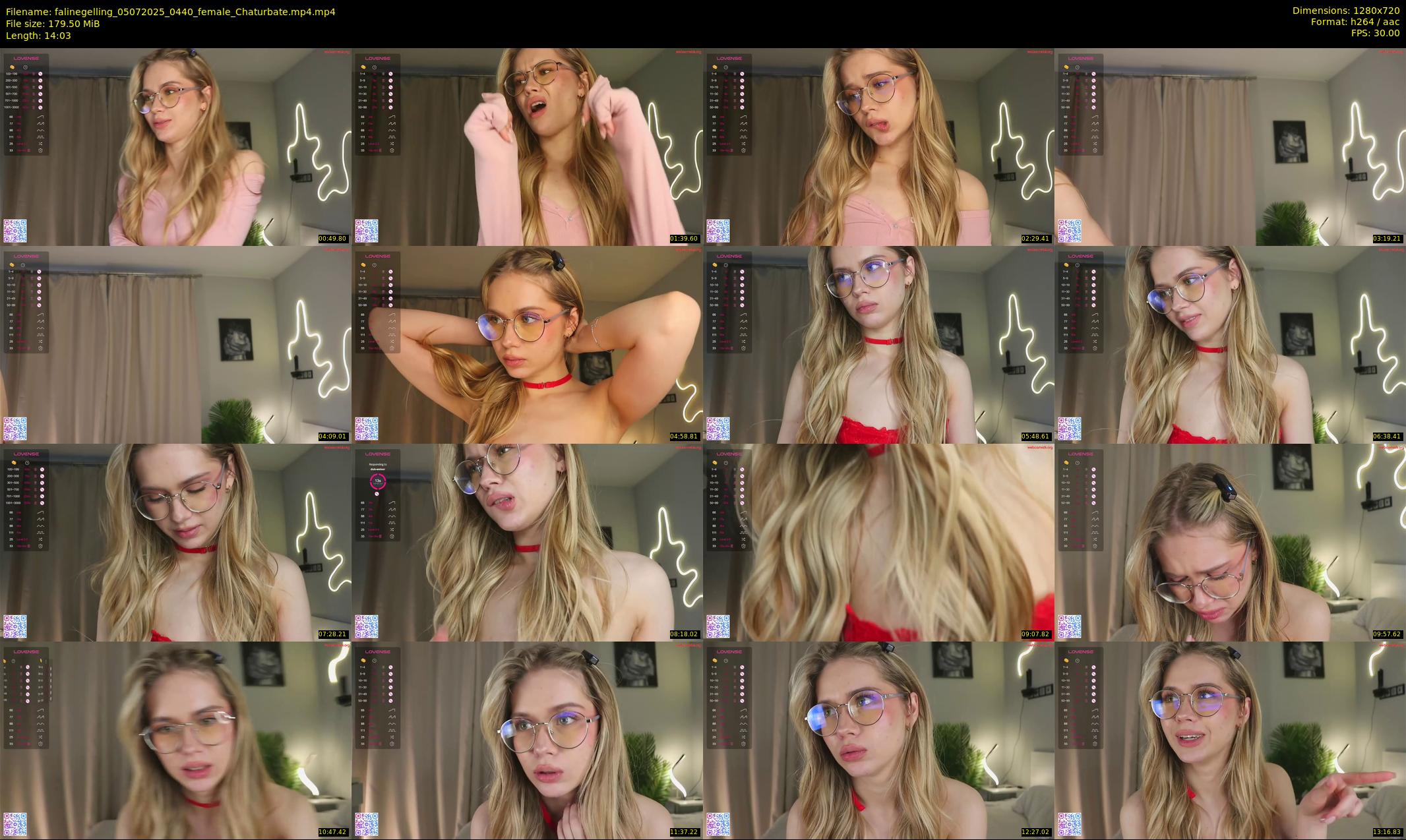 falinegelling — 15 minute Chaturbate female cam show recording, 720p, Jul 5, 2025
