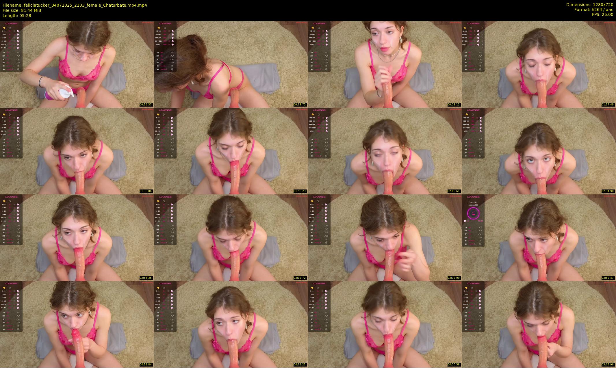 feliciatucker — 6 minute Chaturbate female cam show recording, 720p, Jul 4, 2025