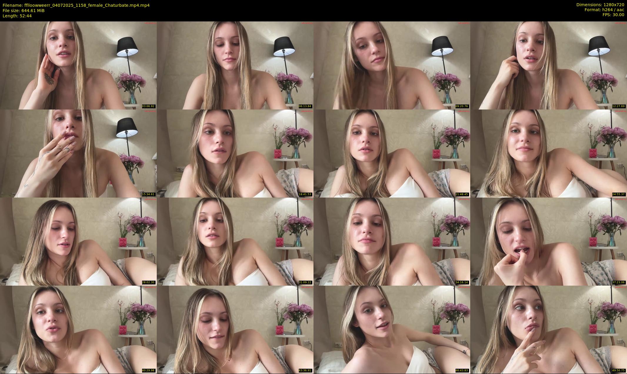 fflloowweerr — 53 minute Chaturbate couple cam show recording, 720p, Jul 4, 2025