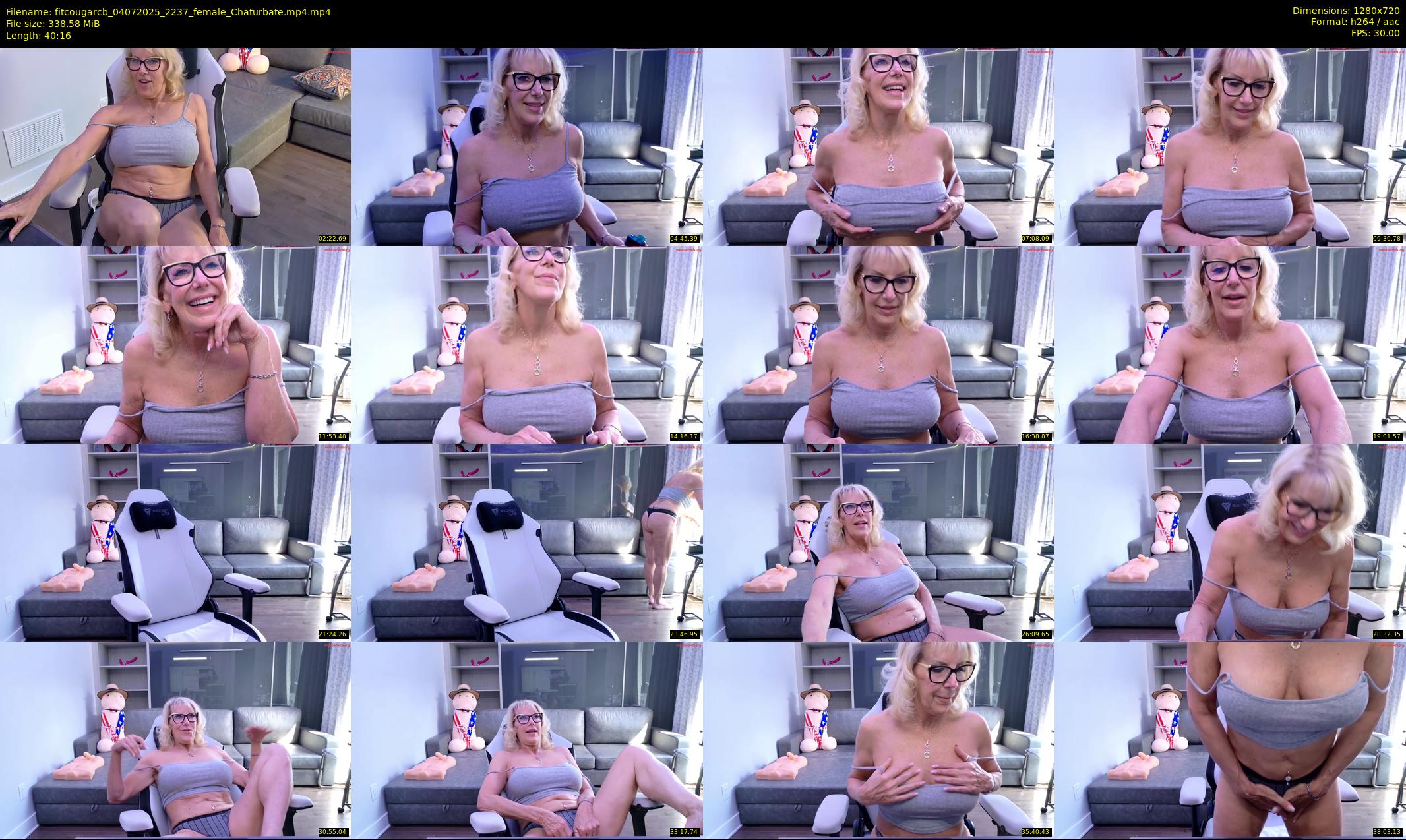 fitcougarcb — 41 minute Chaturbate female cam show recording, 720p, Jul 4, 2025