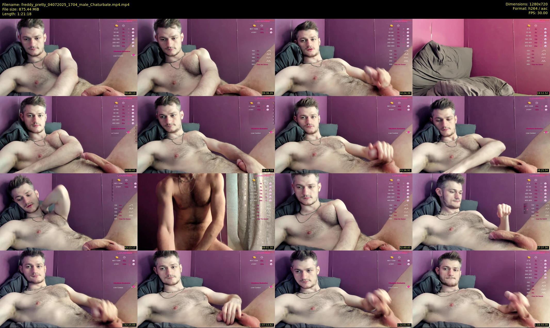 freddy_pretty — 82 minute Chaturbate male cam show recording, 720p, Jul 4, 2025