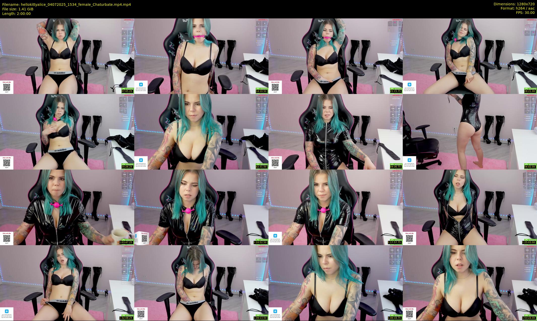 hellokittyalice — 120 minute Chaturbate female cam show recording, 720p, Jul 4, 2025