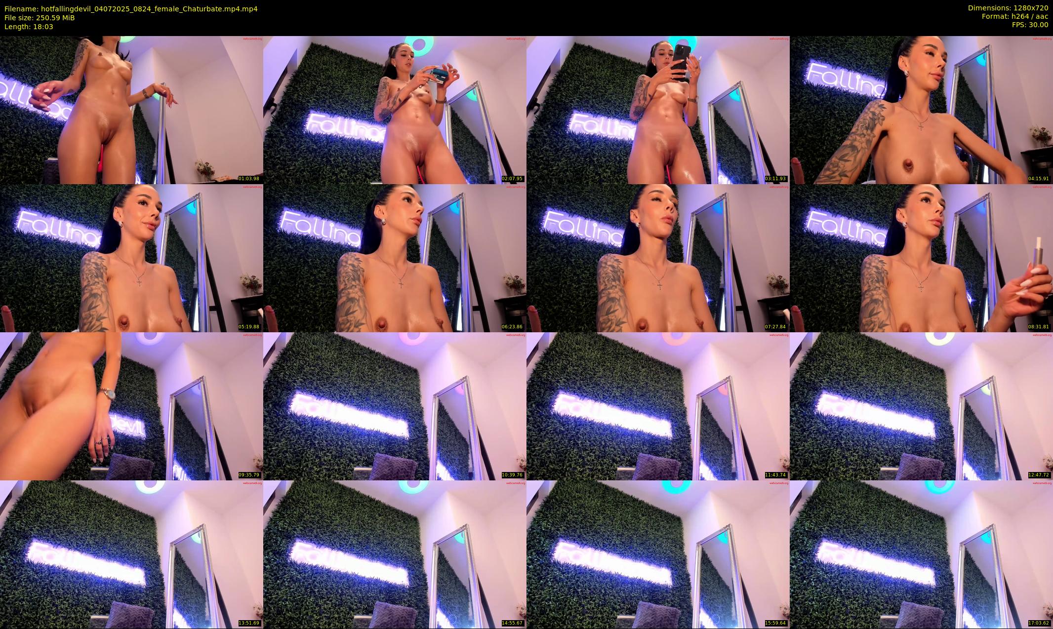 hotfallingdevil — 19 minute Chaturbate female cam show recording, 720p, Jul 4, 2025