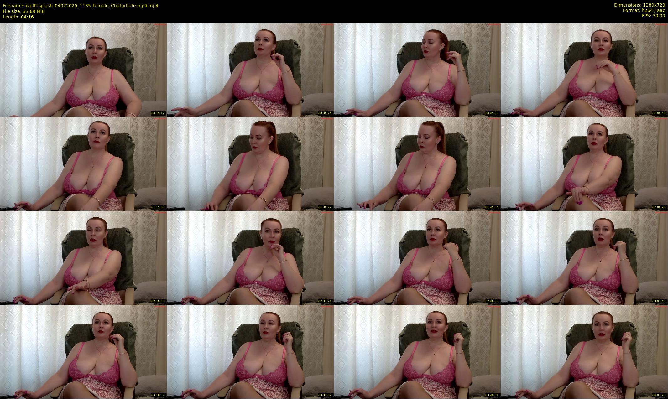 ivettasplash — 5 minute Chaturbate female cam show recording, 720p, Jul 4, 2025