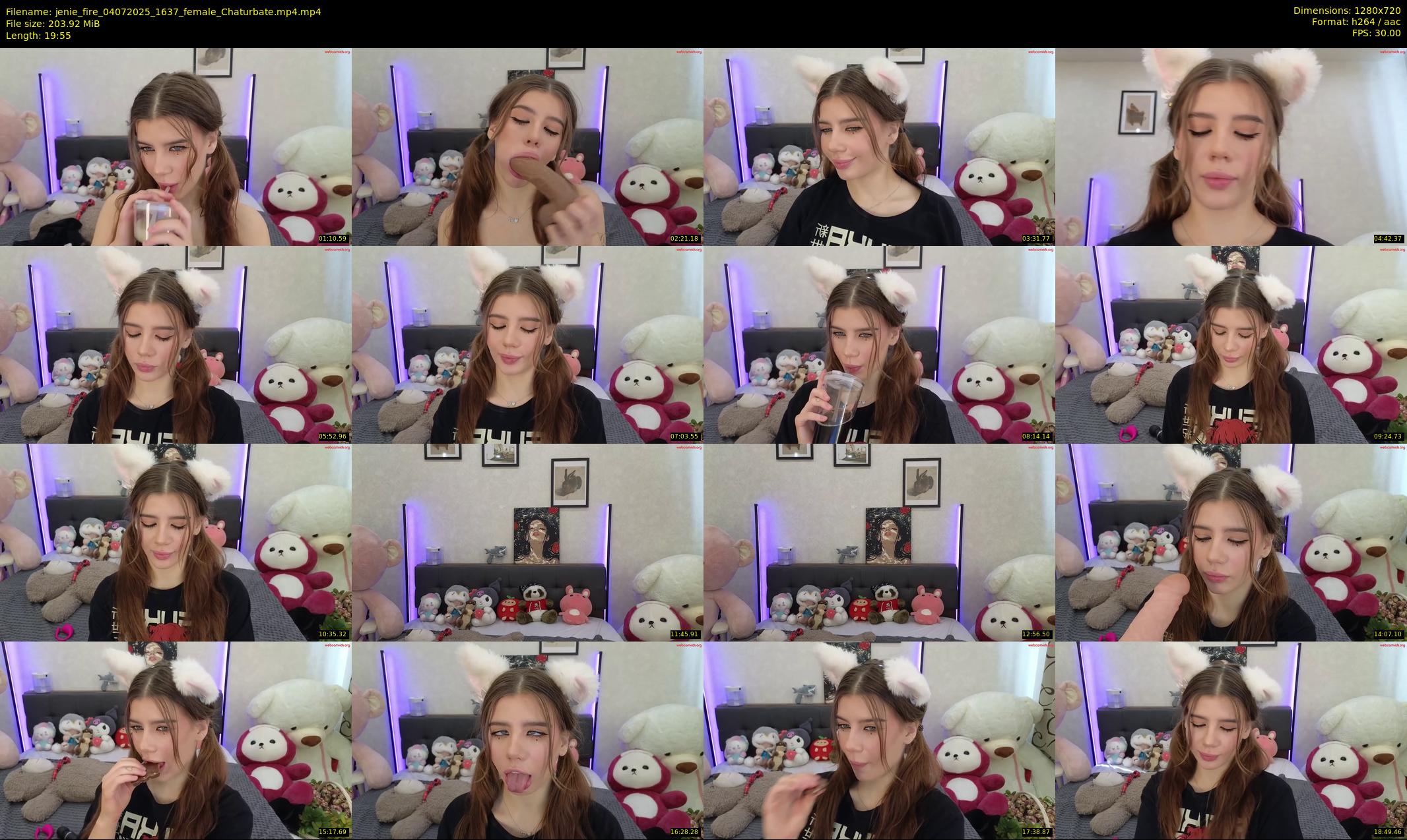 jenie_fire — 20 minute Chaturbate female cam show recording, 720p, Jul 4, 2025