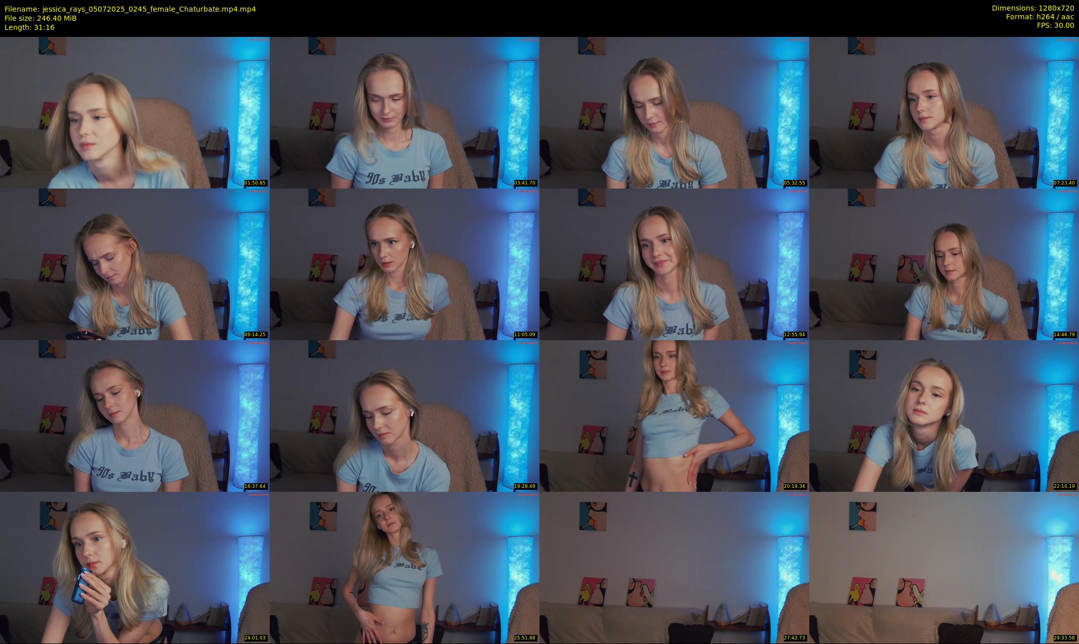 jessica_rays — 32 minute Chaturbate couple cam show recording, 720p, Jul 5, 2025
