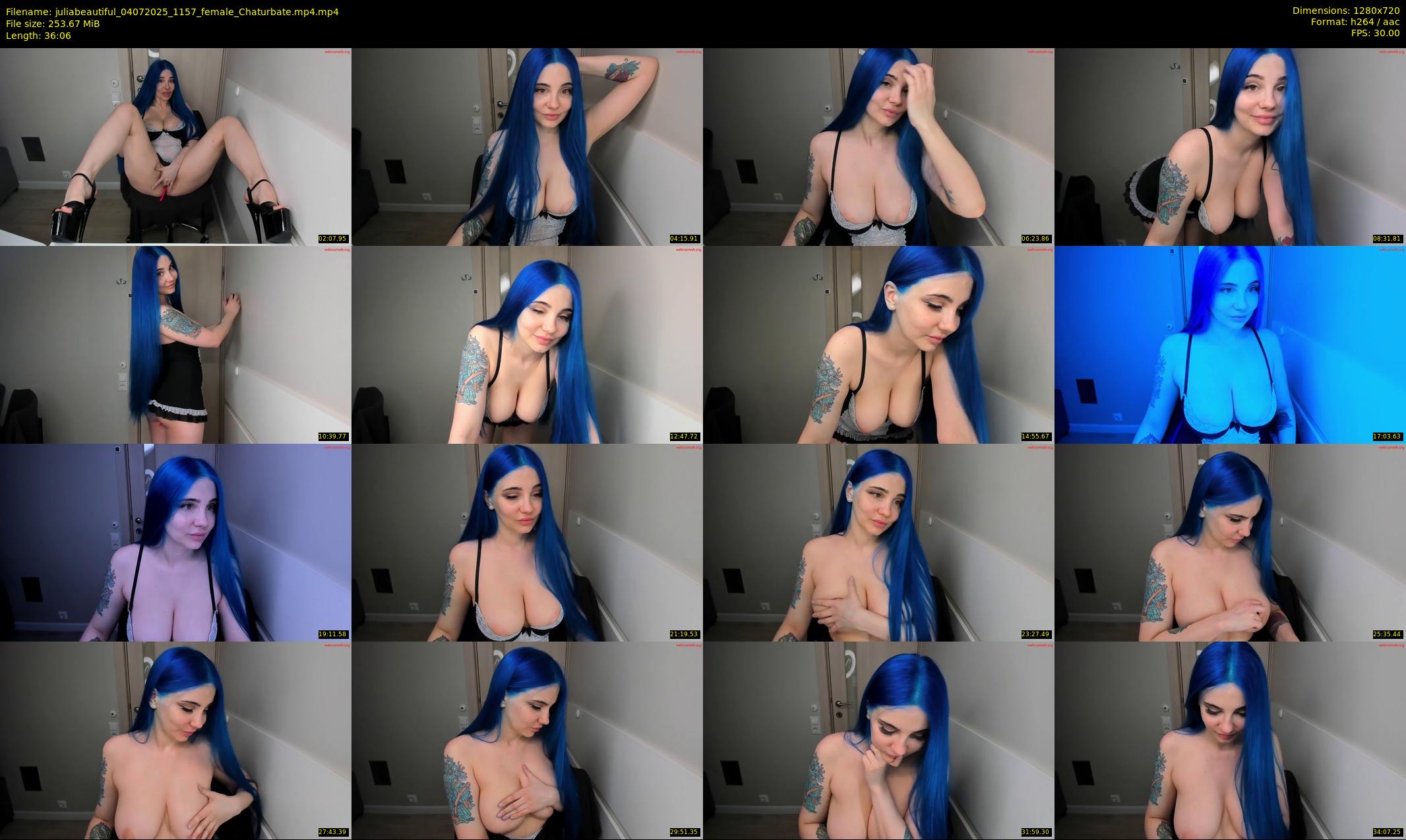 juliabeautiful — 37 minute Chaturbate female cam show recording, 720p, Jul 4, 2025