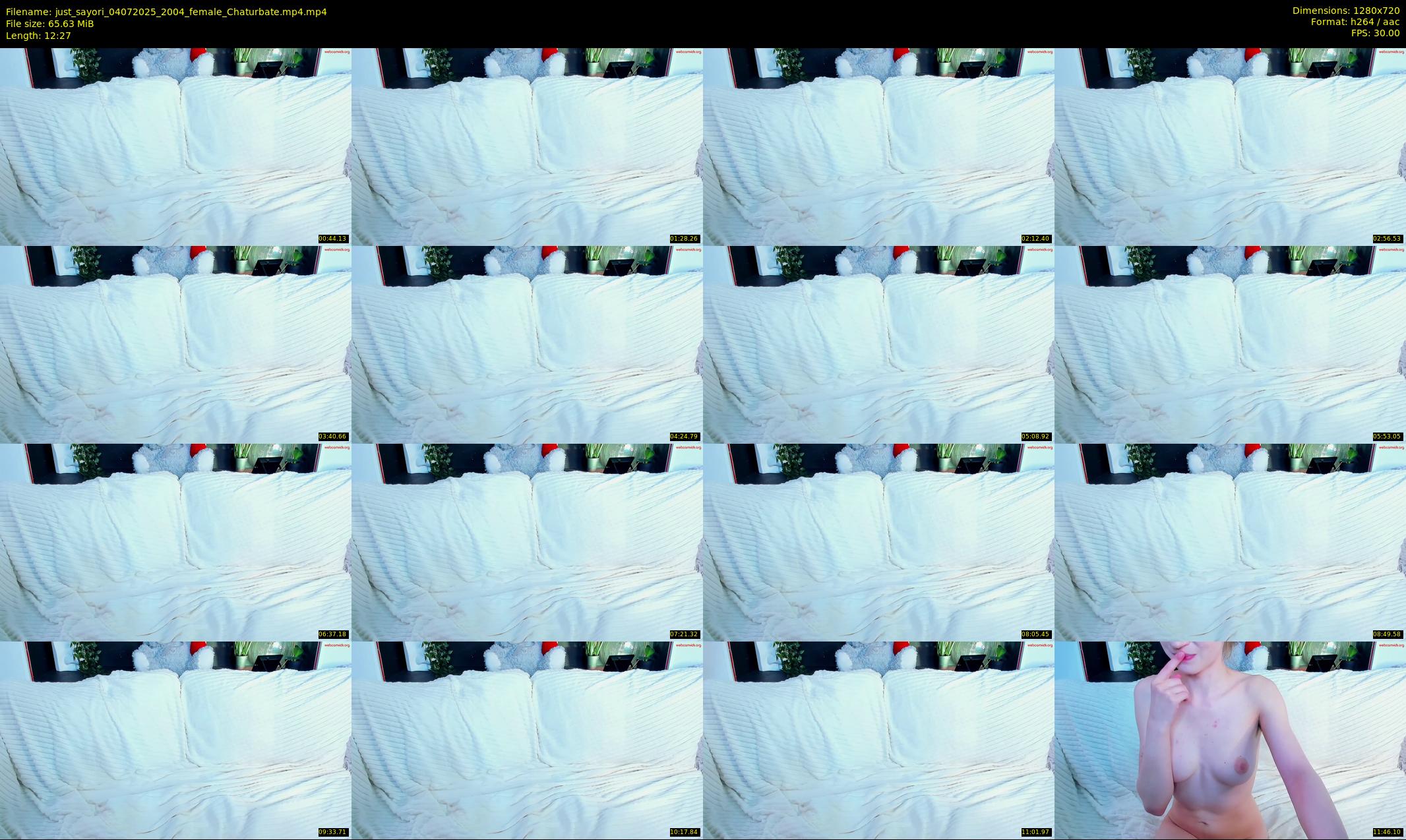 just_sayori — 13 minute Chaturbate female cam show recording, 720p, Jul 4, 2025