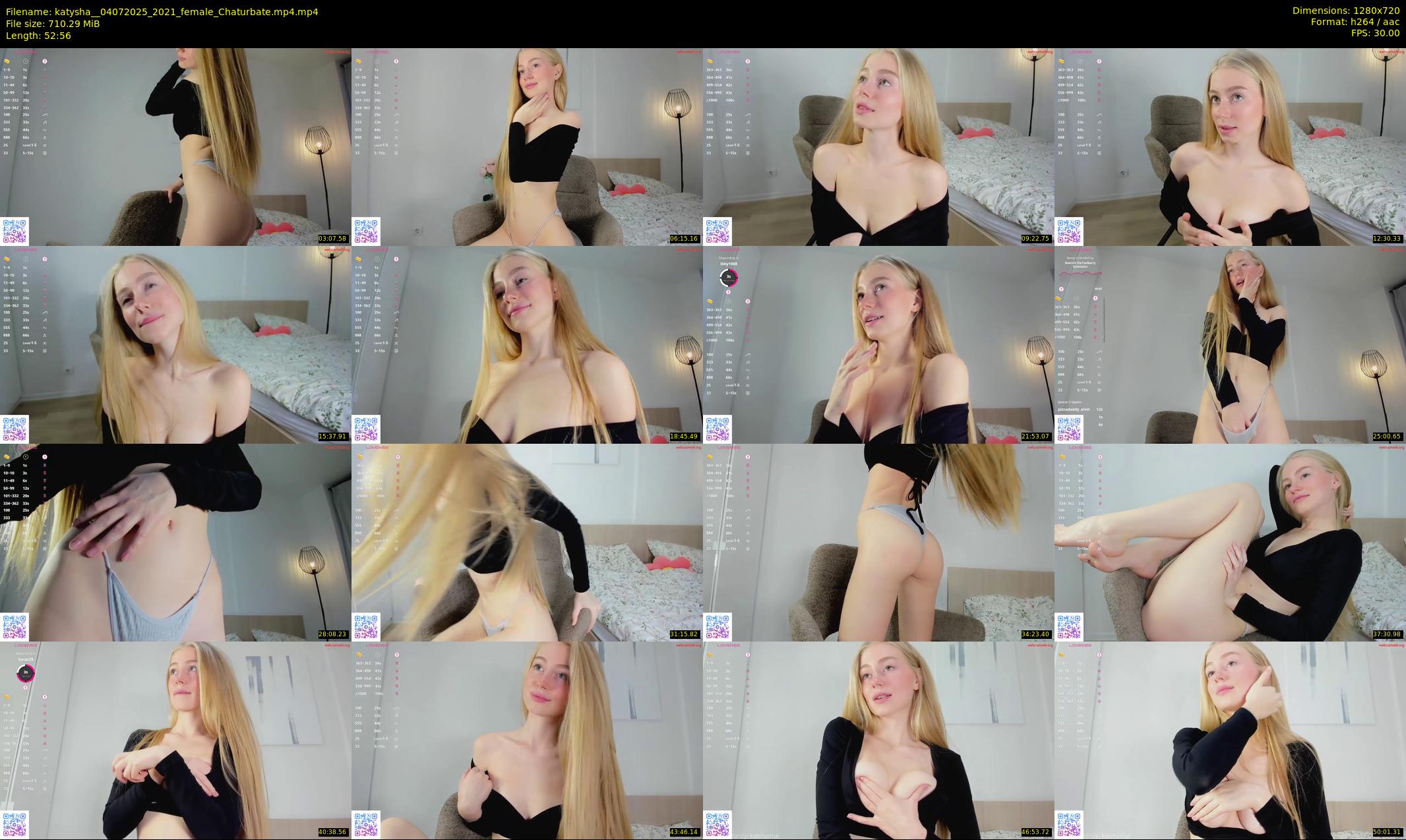 katysha_ — 53 minute Chaturbate female cam show recording, 720p, Jul 4, 2025
