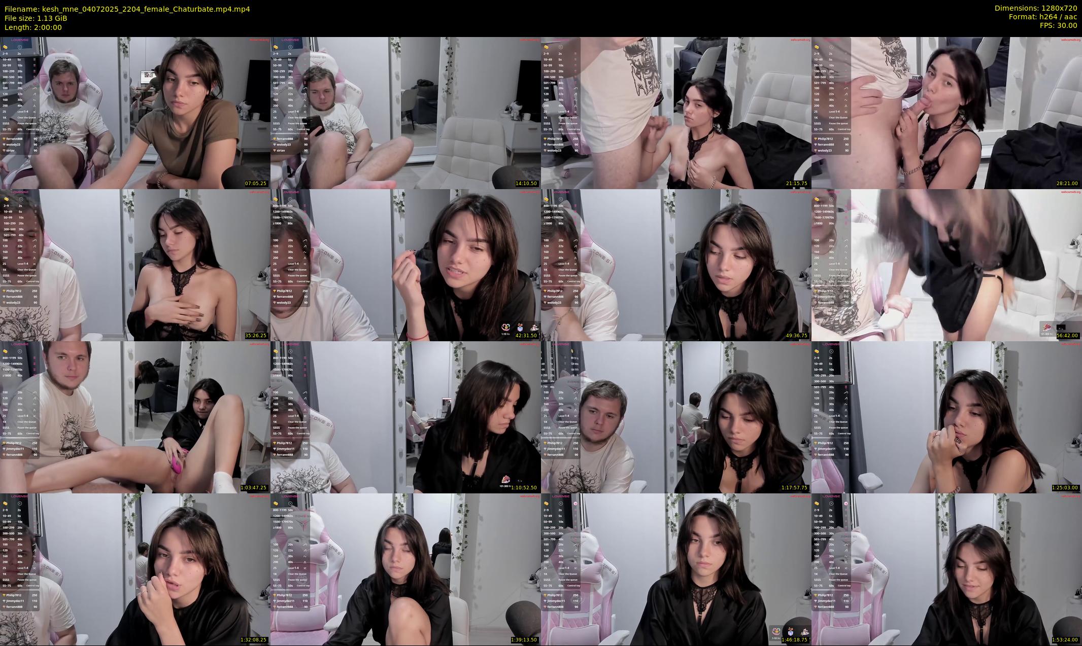 kesh_mne — 120 minute Chaturbate female cam show recording, 720p, Jul 4, 2025