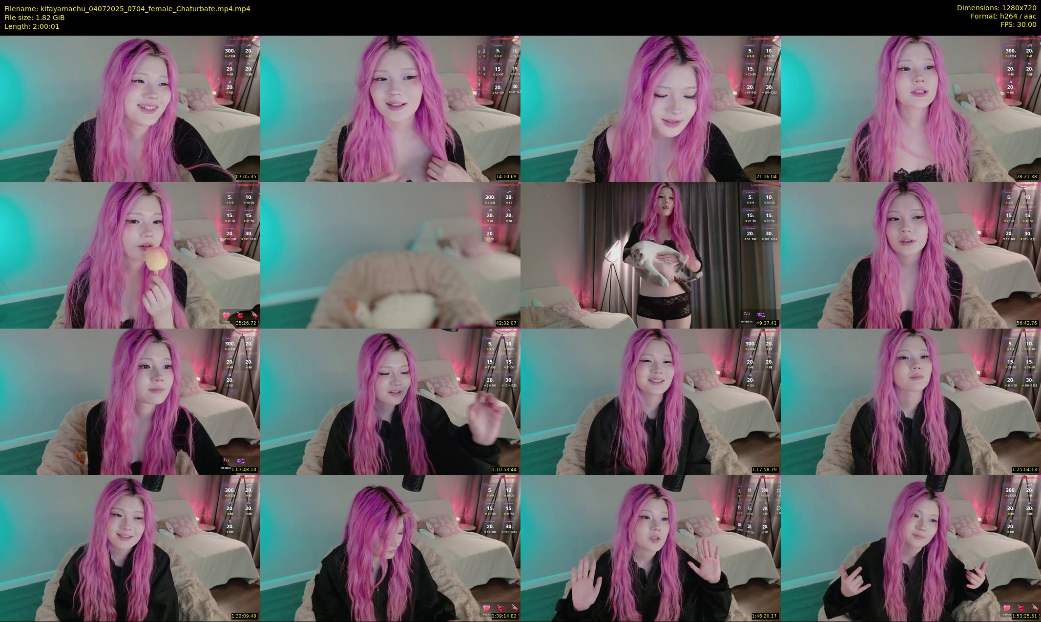 kitayamachu — 121 minute Chaturbate female cam show recording, 720p, Jul 4, 2025