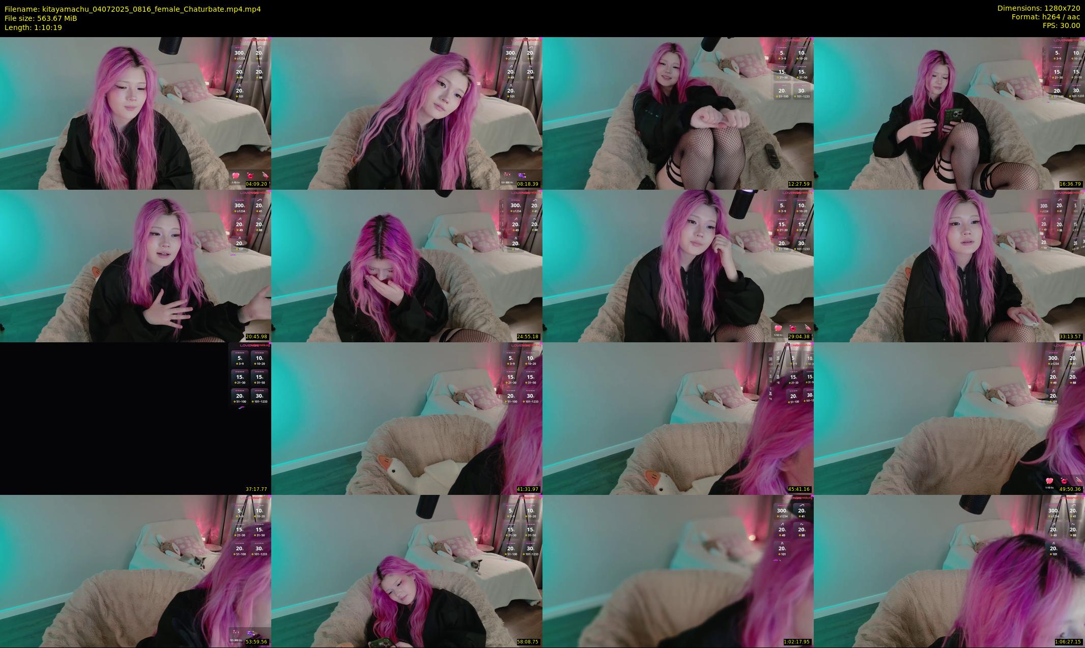 kitayamachu — 71 minute Chaturbate female cam show recording, 720p, Jul 4, 2025