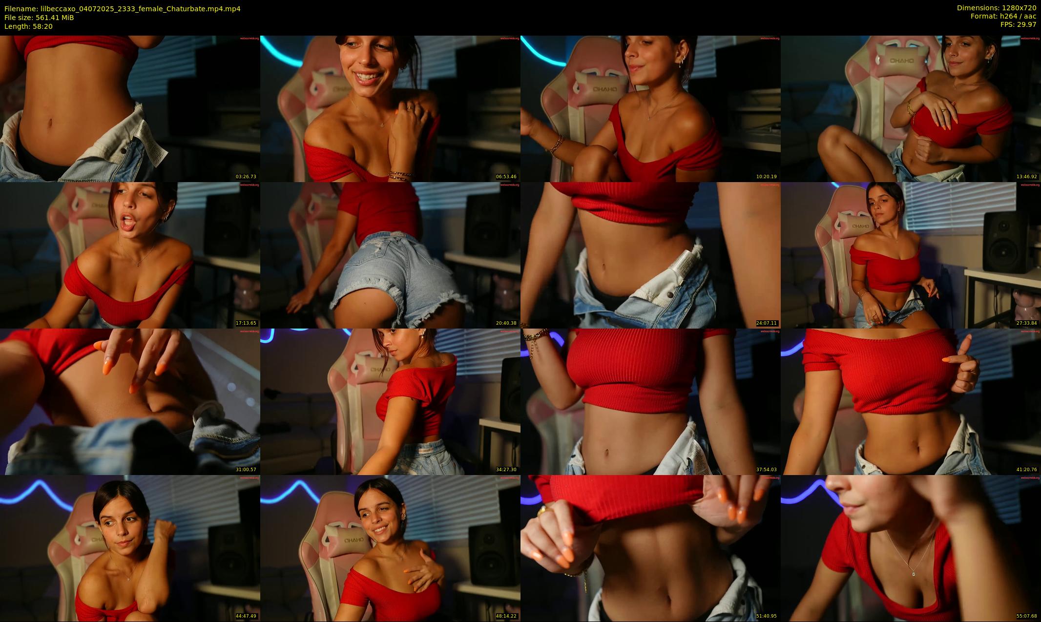 lilbeccaxo — 59 minute Chaturbate female cam show recording, 720p, Jul 4, 2025