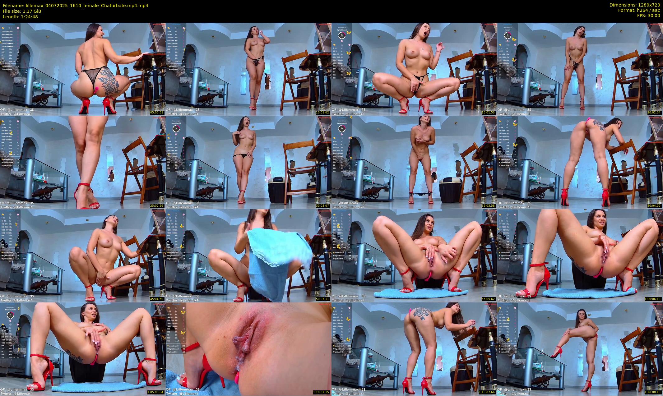 lillemax — 85 minute Chaturbate female cam show recording, 720p, Jul 4, 2025