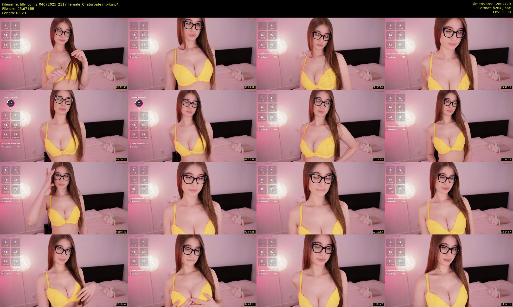 lilly_colins — 4 minute Chaturbate female cam show recording, 720p, Jul 4, 2025