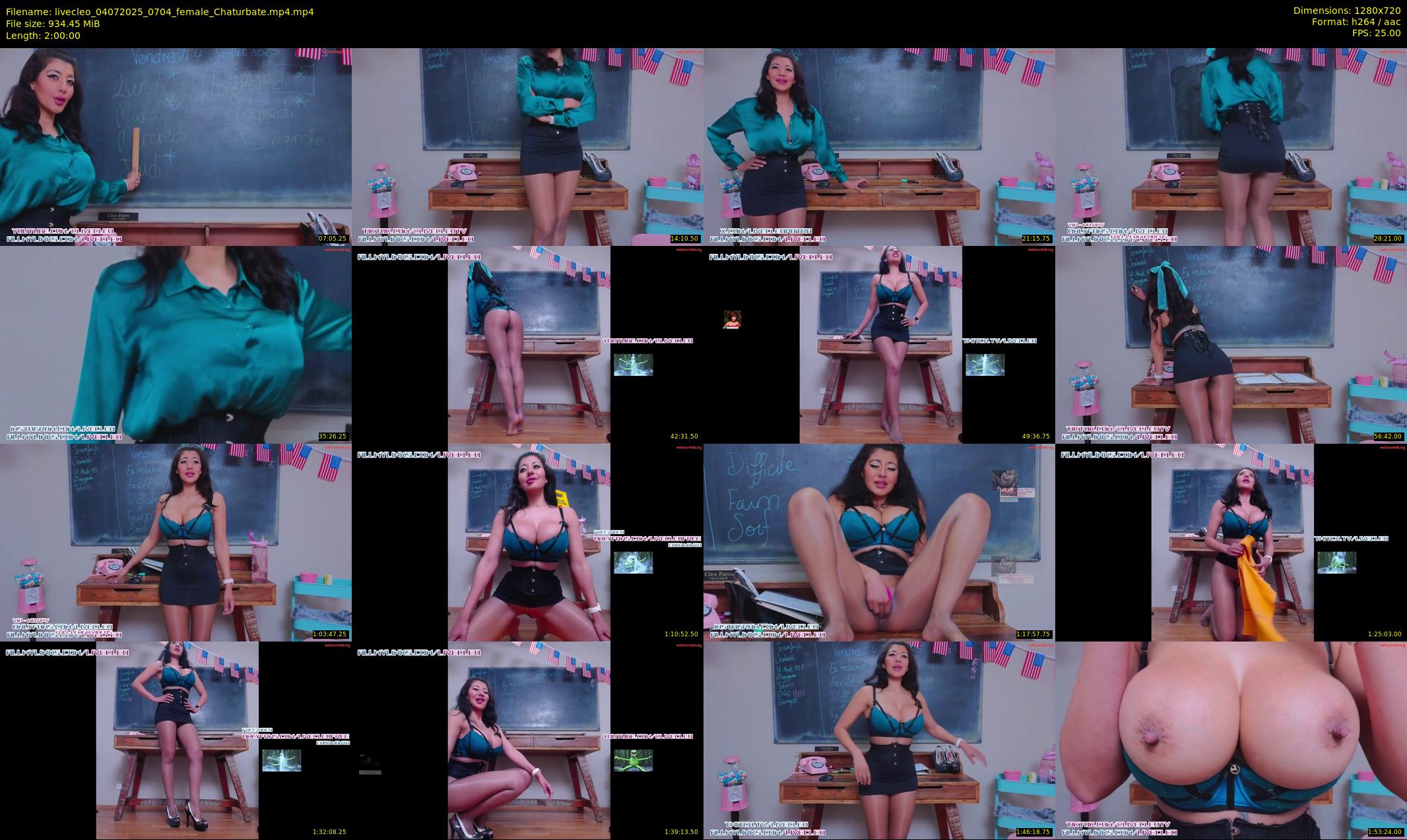 livecleo — 120 minute Chaturbate female cam show recording, 720p, Jul 4, 2025