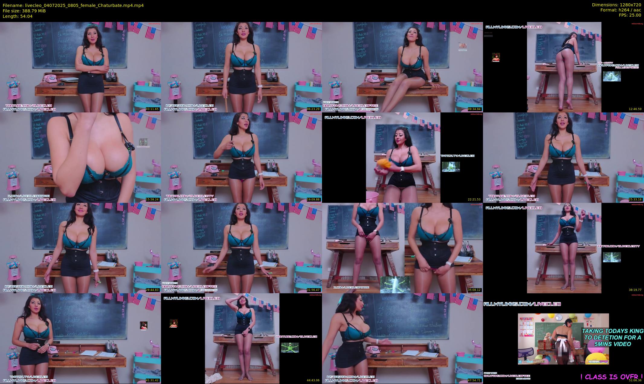 livecleo — 55 minute Chaturbate female cam show recording, 720p, Jul 4, 2025