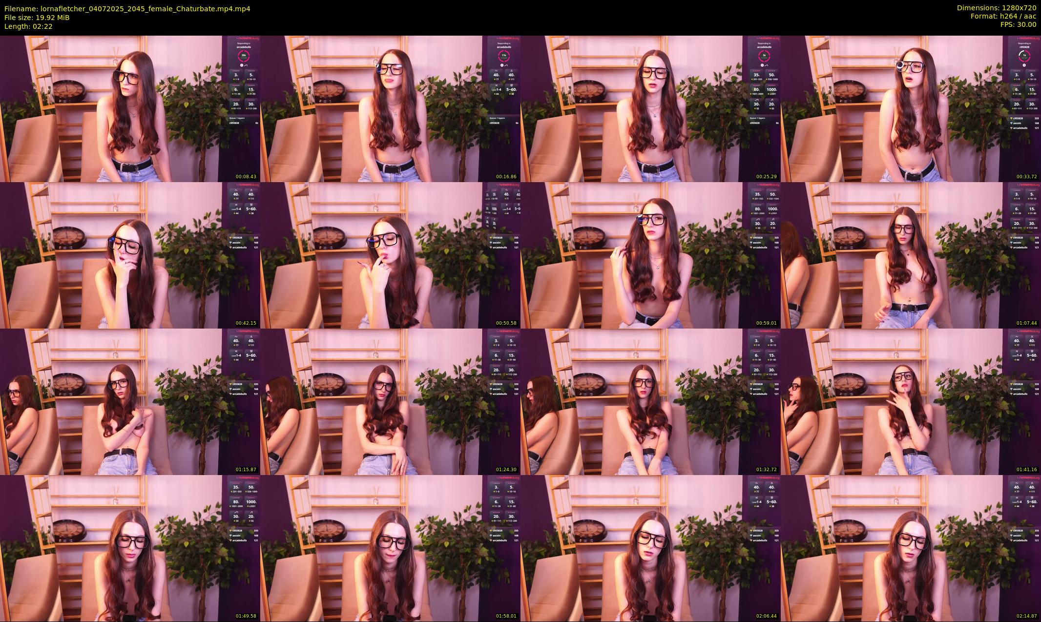 lornafletcher — 3 minute Chaturbate female cam show recording, 720p, Jul 4, 2025