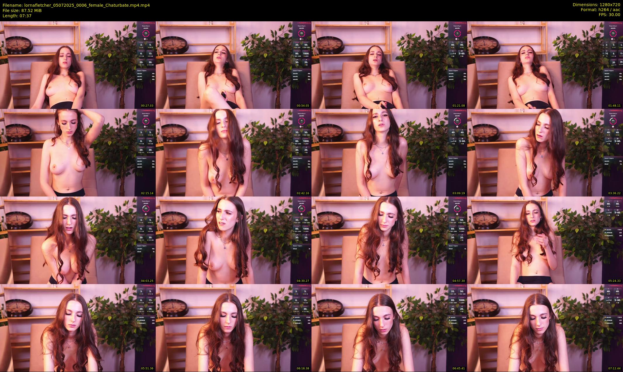 lornafletcher — 8 minute Chaturbate female cam show recording, 720p, Jul 5, 2025
