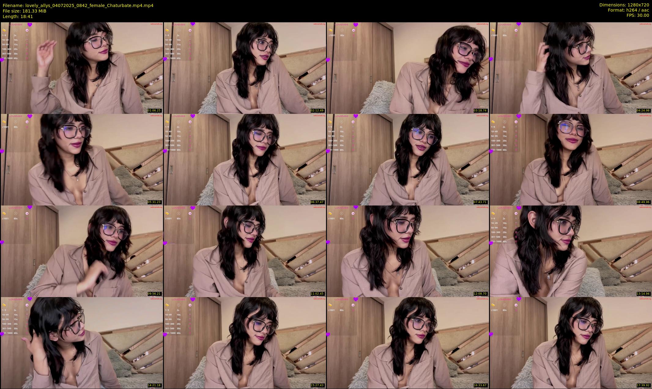 lovely_allys — 19 minute Chaturbate female cam show recording, 720p, Jul 4, 2025