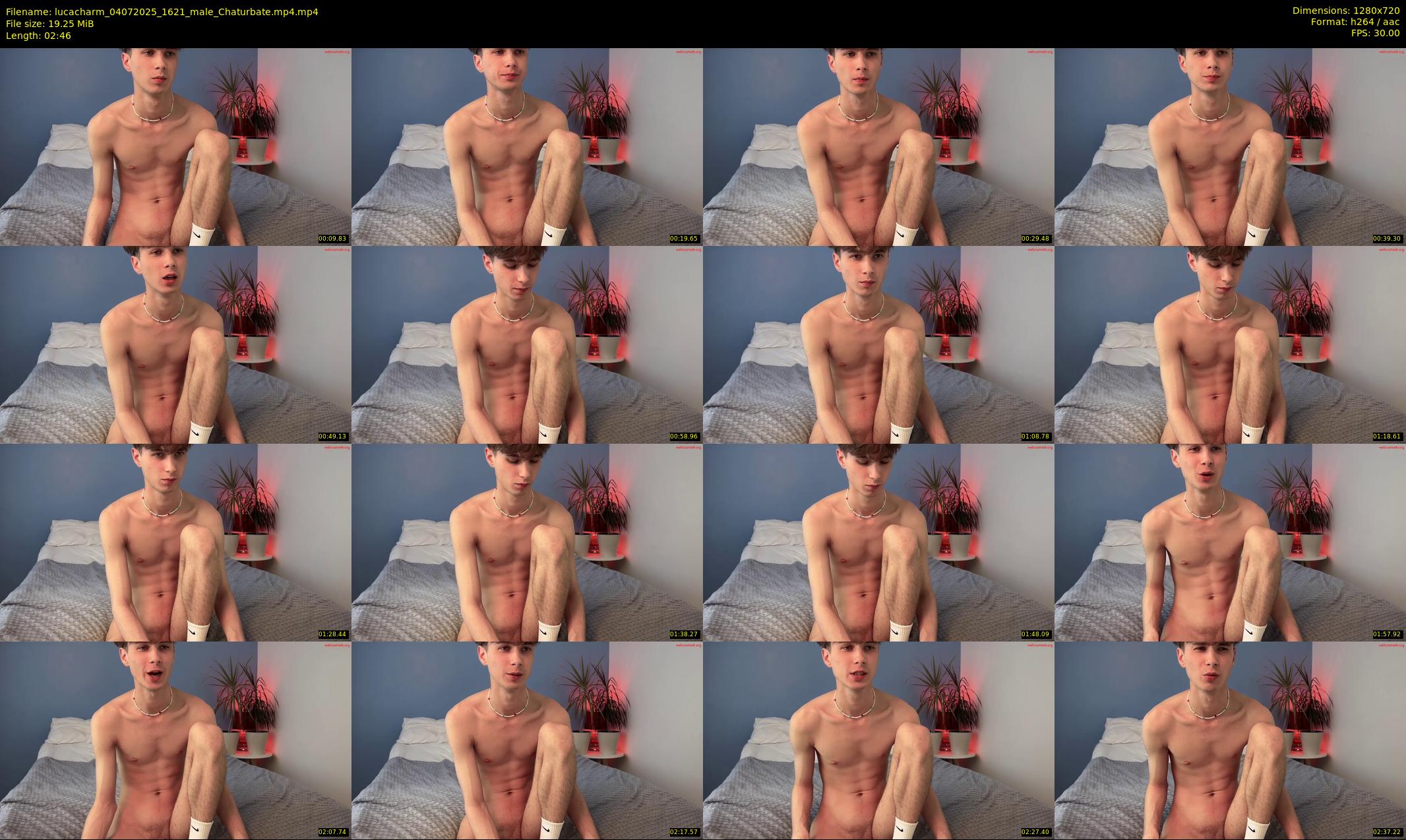 lucacharm — 3 minute Chaturbate male cam show recording, 720p, Jul 4, 2025