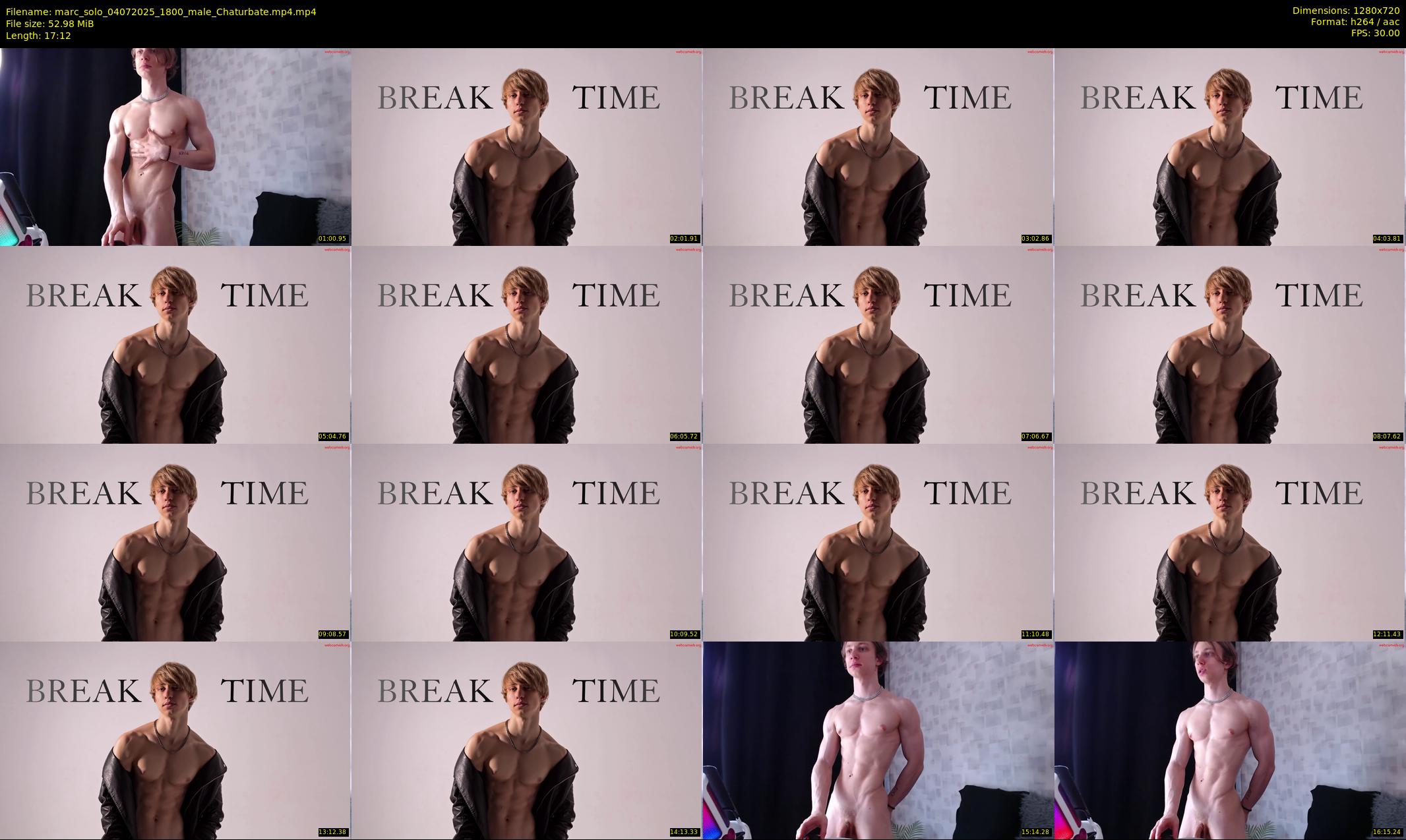 marc_solo — 18 minute Chaturbate male cam show recording, 720p, Jul 4, 2025