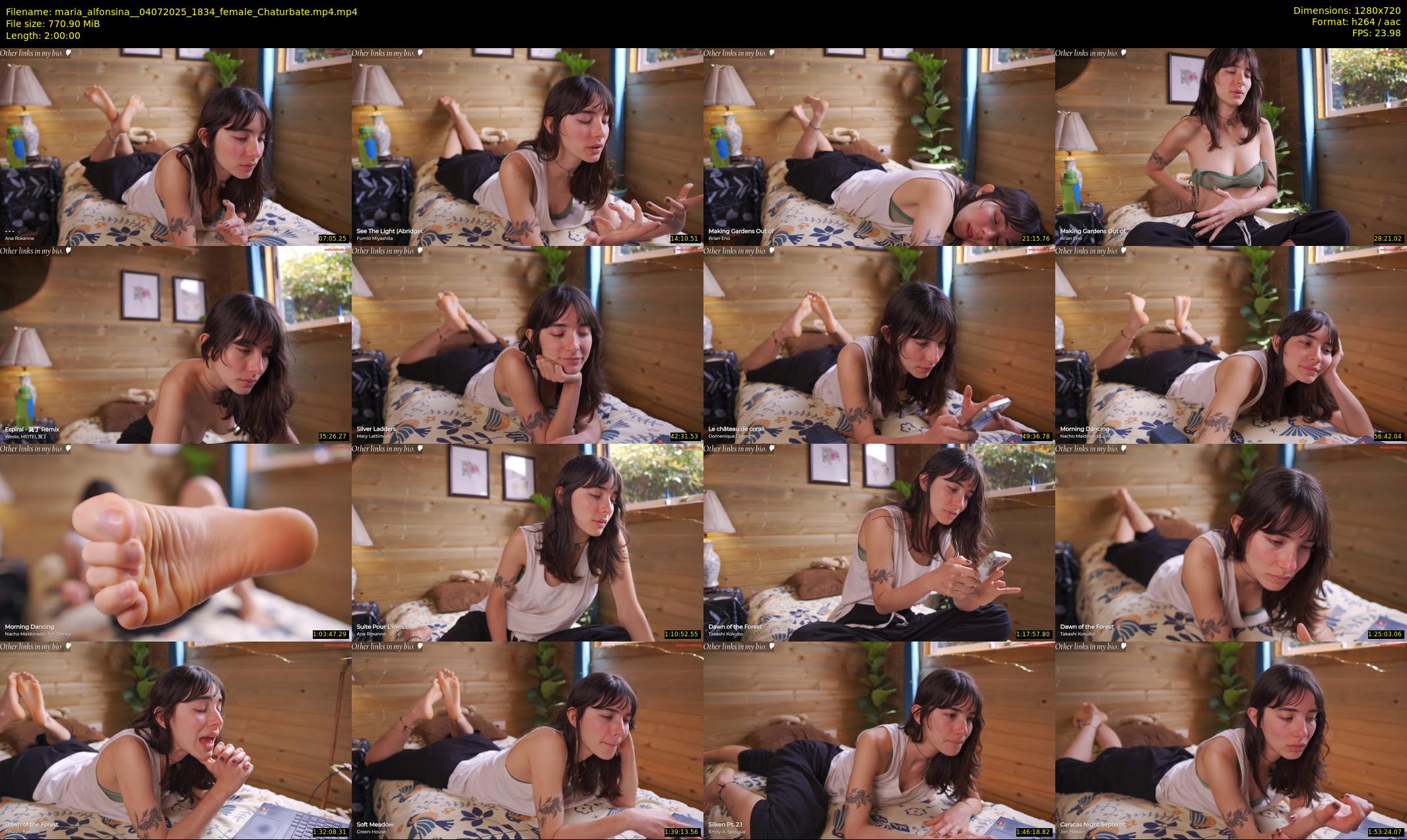 maria_alfonsina_ — 120 minute Chaturbate female cam show recording, 720p, Jul 4, 2025
