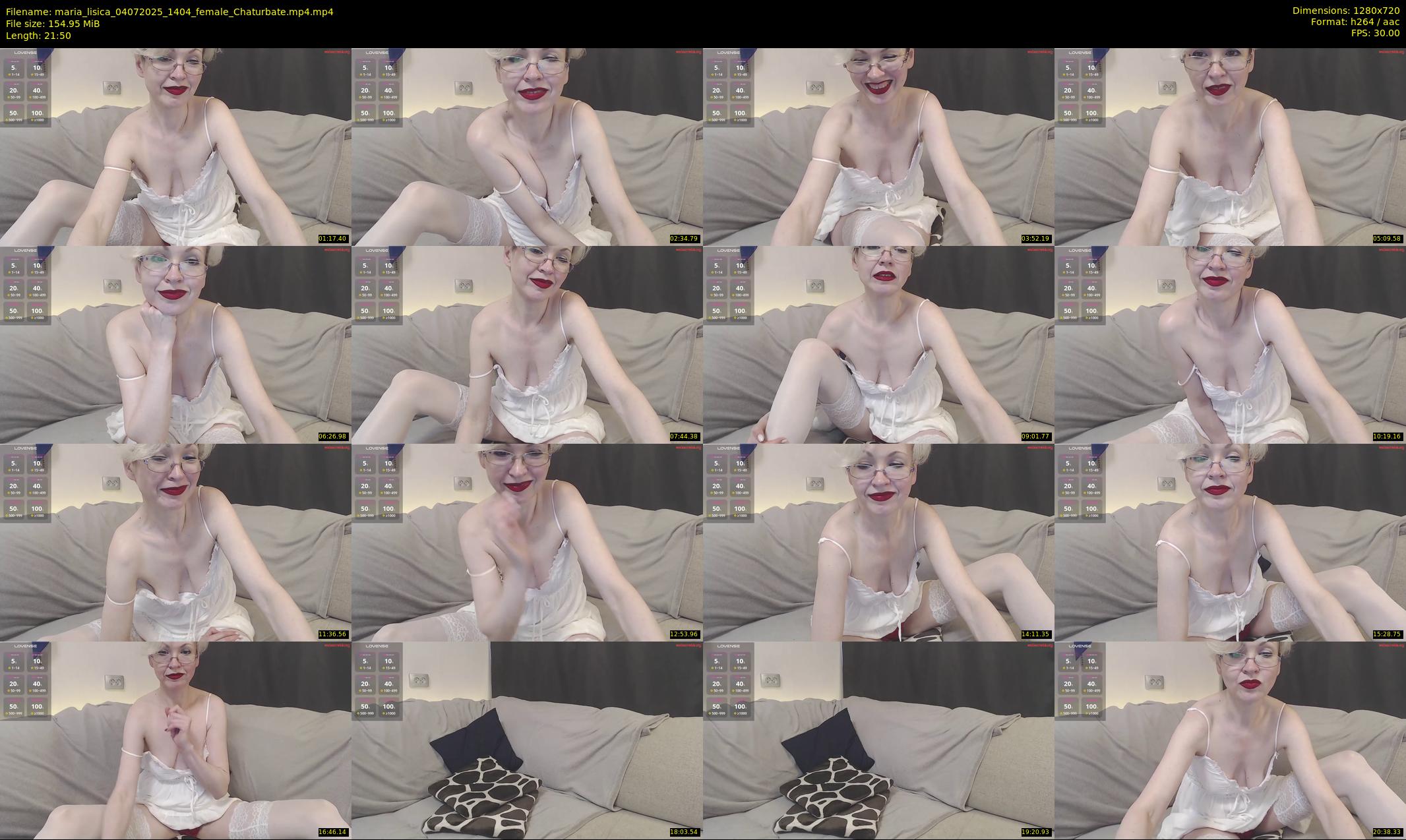 maria_lisica — 22 minute Chaturbate female cam show recording, 720p, Jul 4, 2025