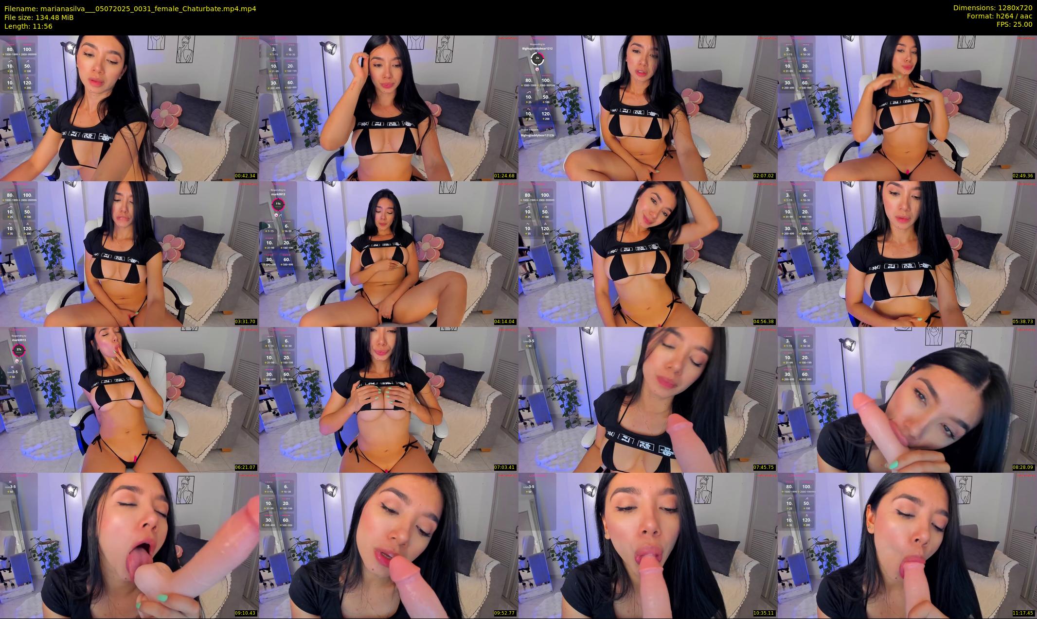 marianasilva__ — 12 minute Chaturbate female cam show recording, 720p, Jul 5, 2025