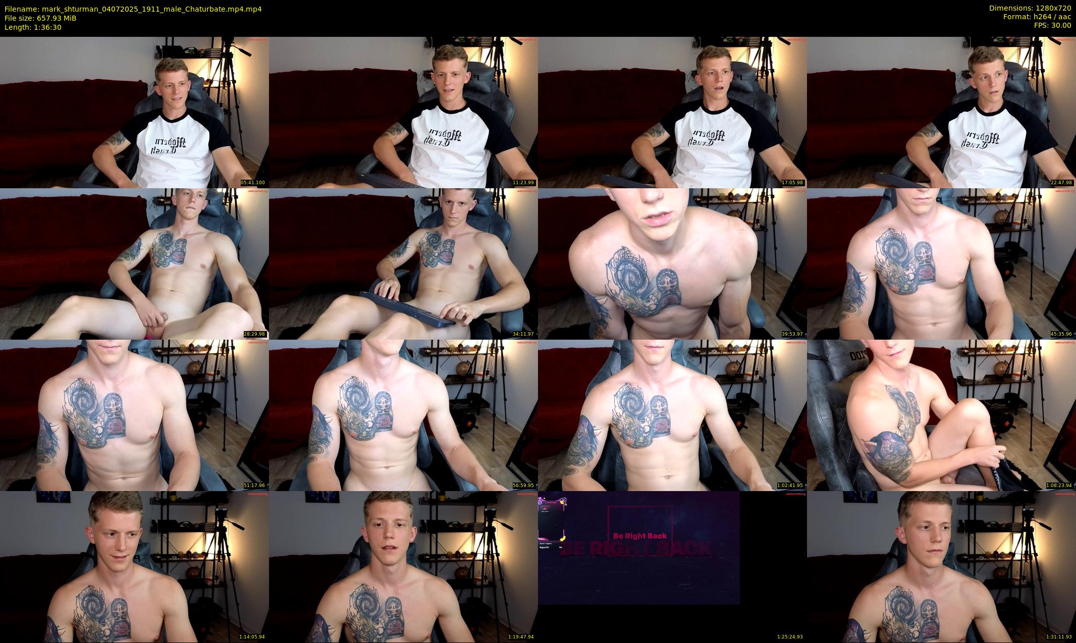 mark_shturman — 97 minute Chaturbate male cam show recording, 720p, Jul 4, 2025