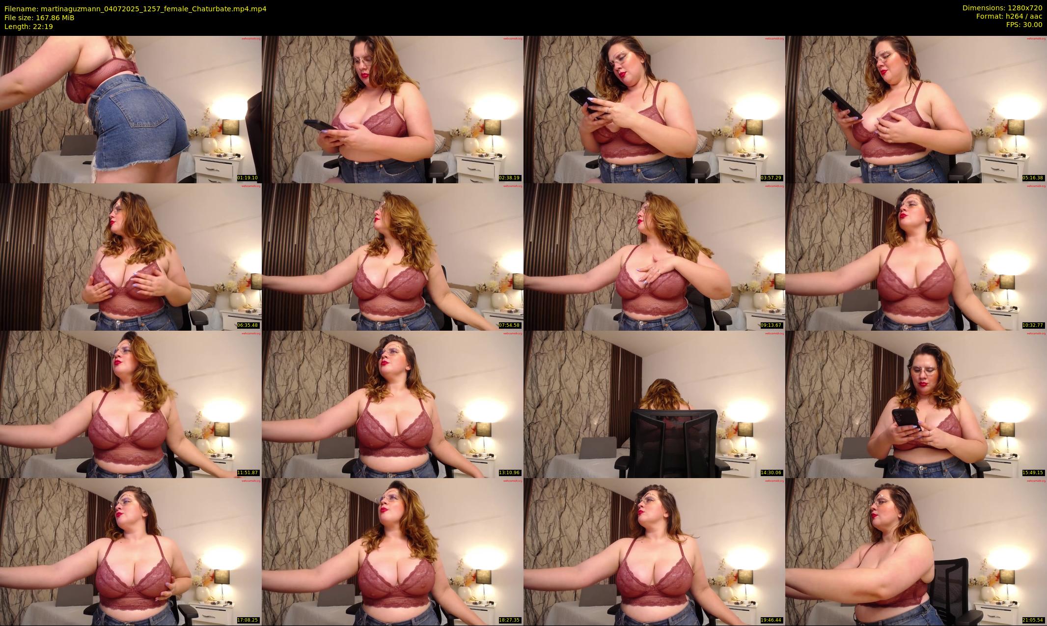 martinaguzmann — 23 minute Chaturbate female cam show recording, 720p, Jul 4, 2025