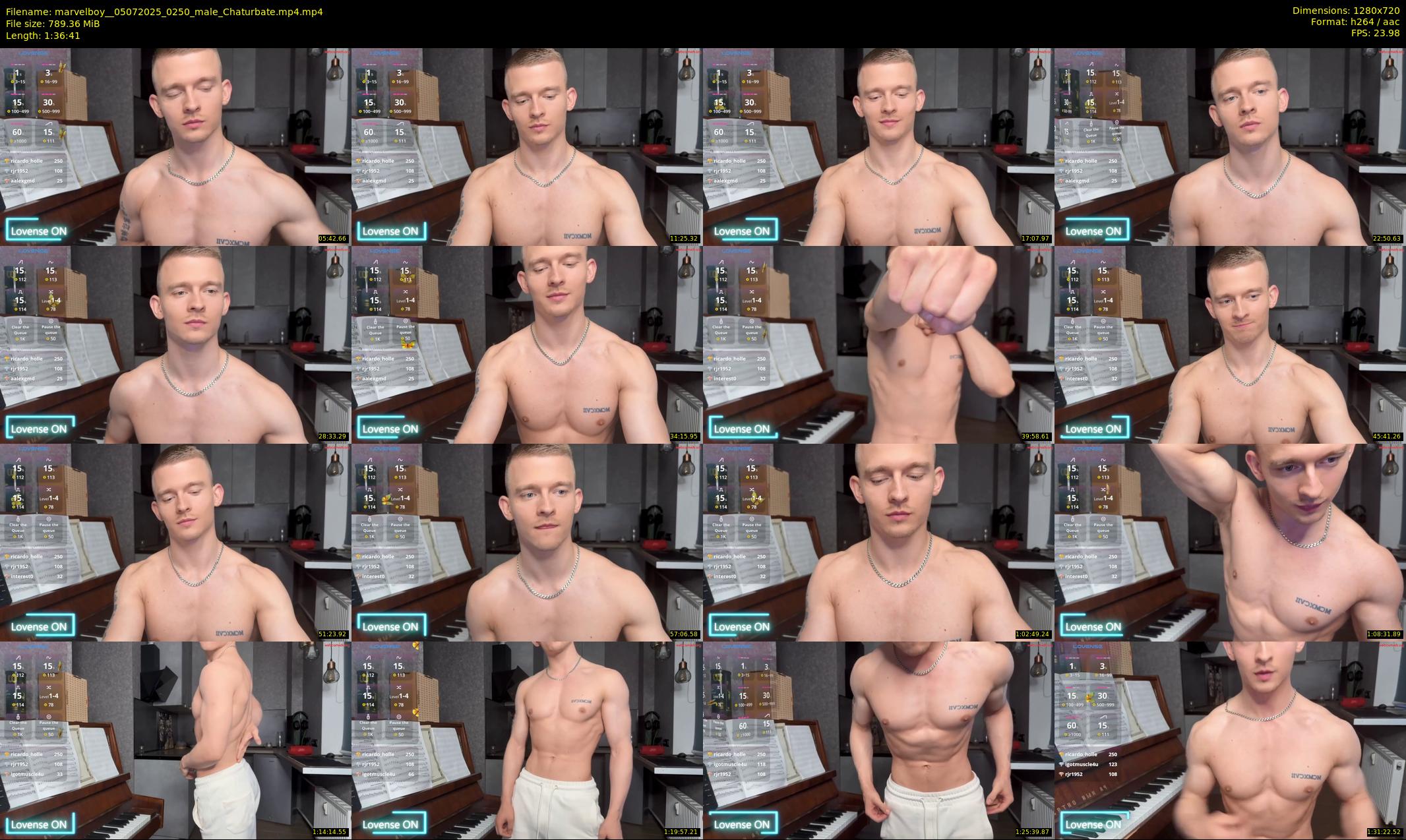 marvelboy_ — 97 minute Chaturbate male cam show recording, 720p, Jul 5, 2025